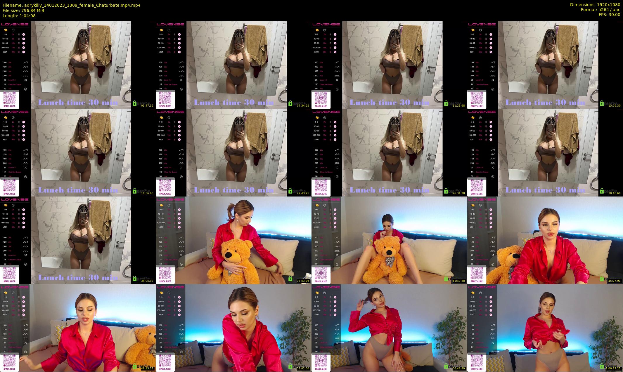 adrykilly — 65 minute Chaturbate female cam show recording, 1080p, Jan 14, 2023