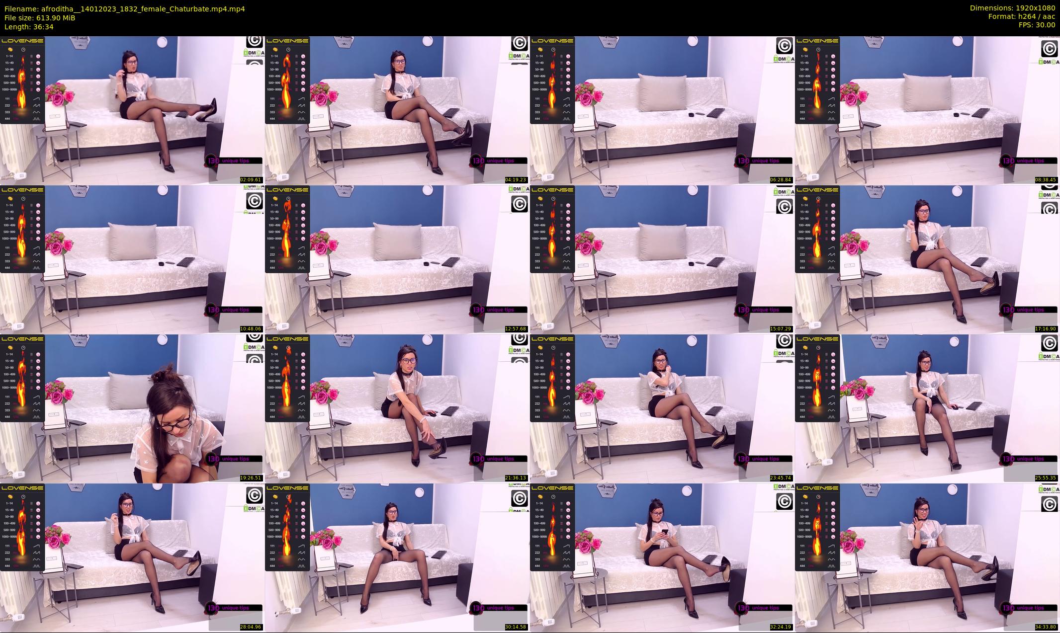 afroditha_ — 37 minute Chaturbate female cam show recording, 1080p, Jan 14, 2023