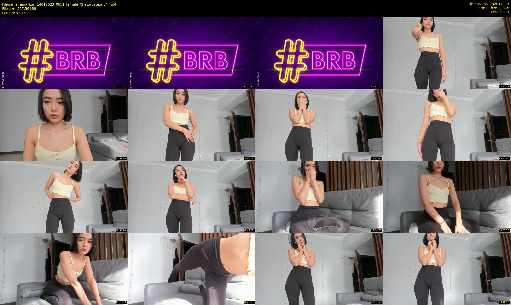aina_kun — 54 minute Chaturbate female cam show recording, 1080p, Jan 14, 2023