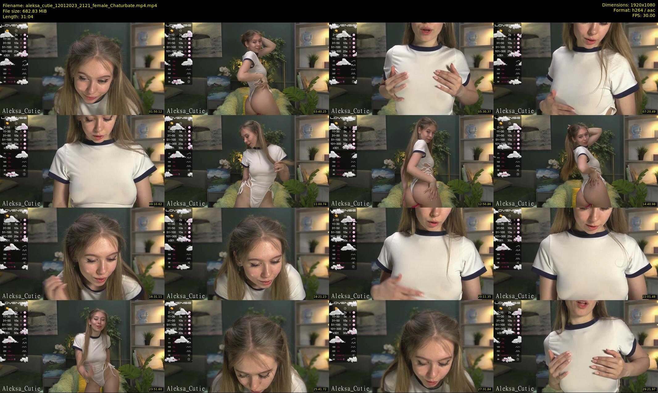 aleksa_cutie — 32 minute Chaturbate female cam show recording, 1080p, Jan 12, 2023