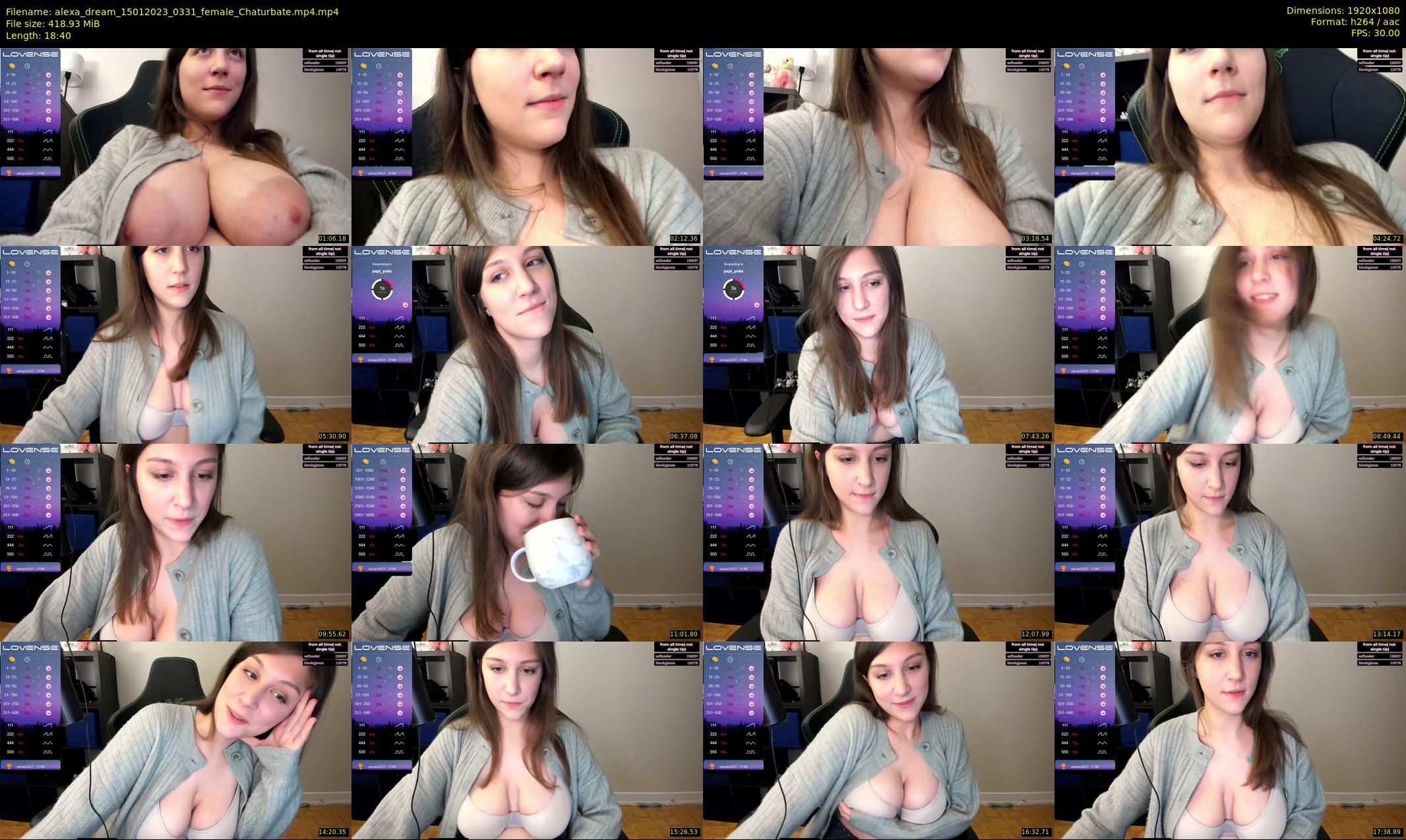alexa_dream — 19 minute Chaturbate female cam show recording, 1080p, Jan 15, 2023