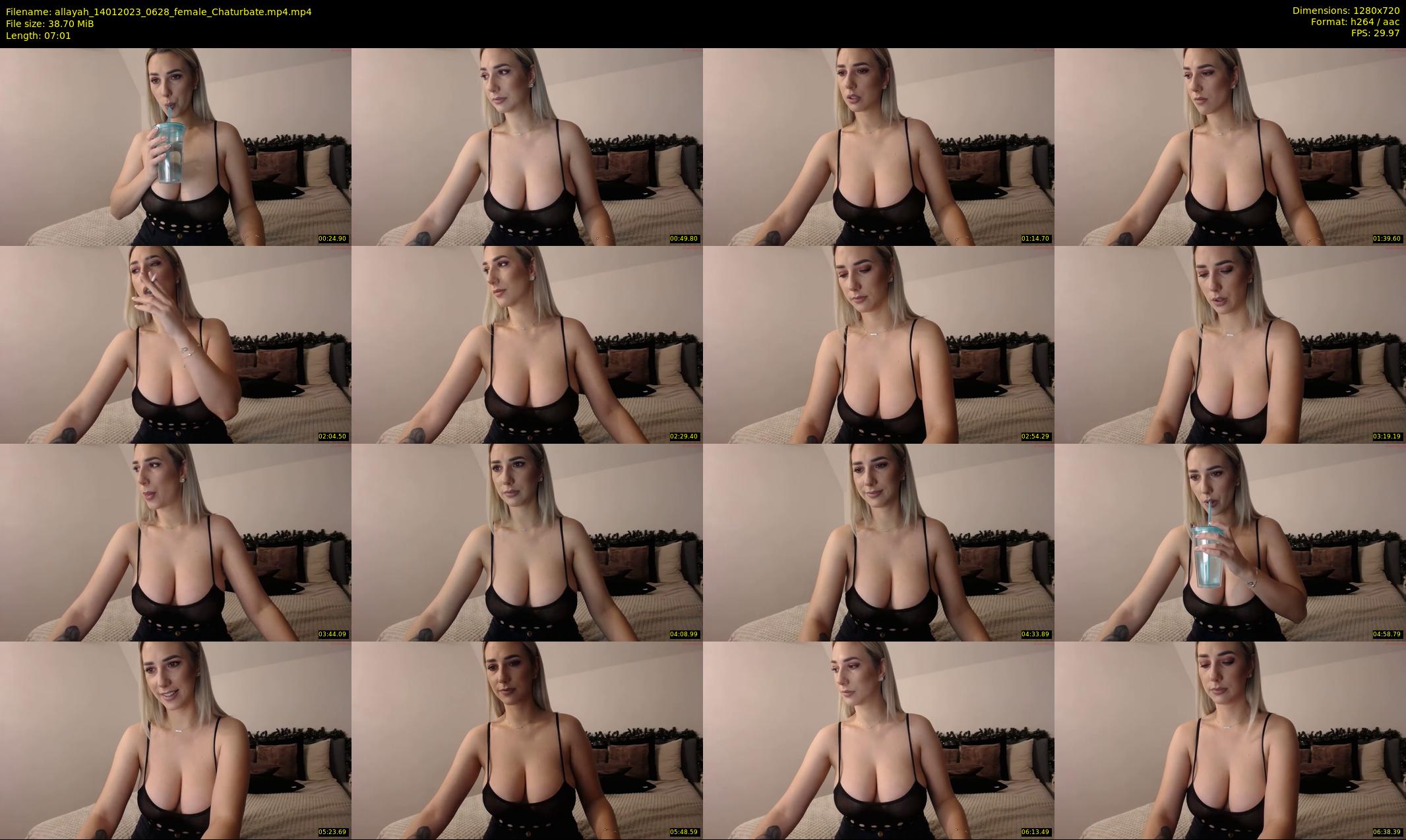 allayah — 8 minute Chaturbate female cam show recording, 720p, Jan 14, 2023