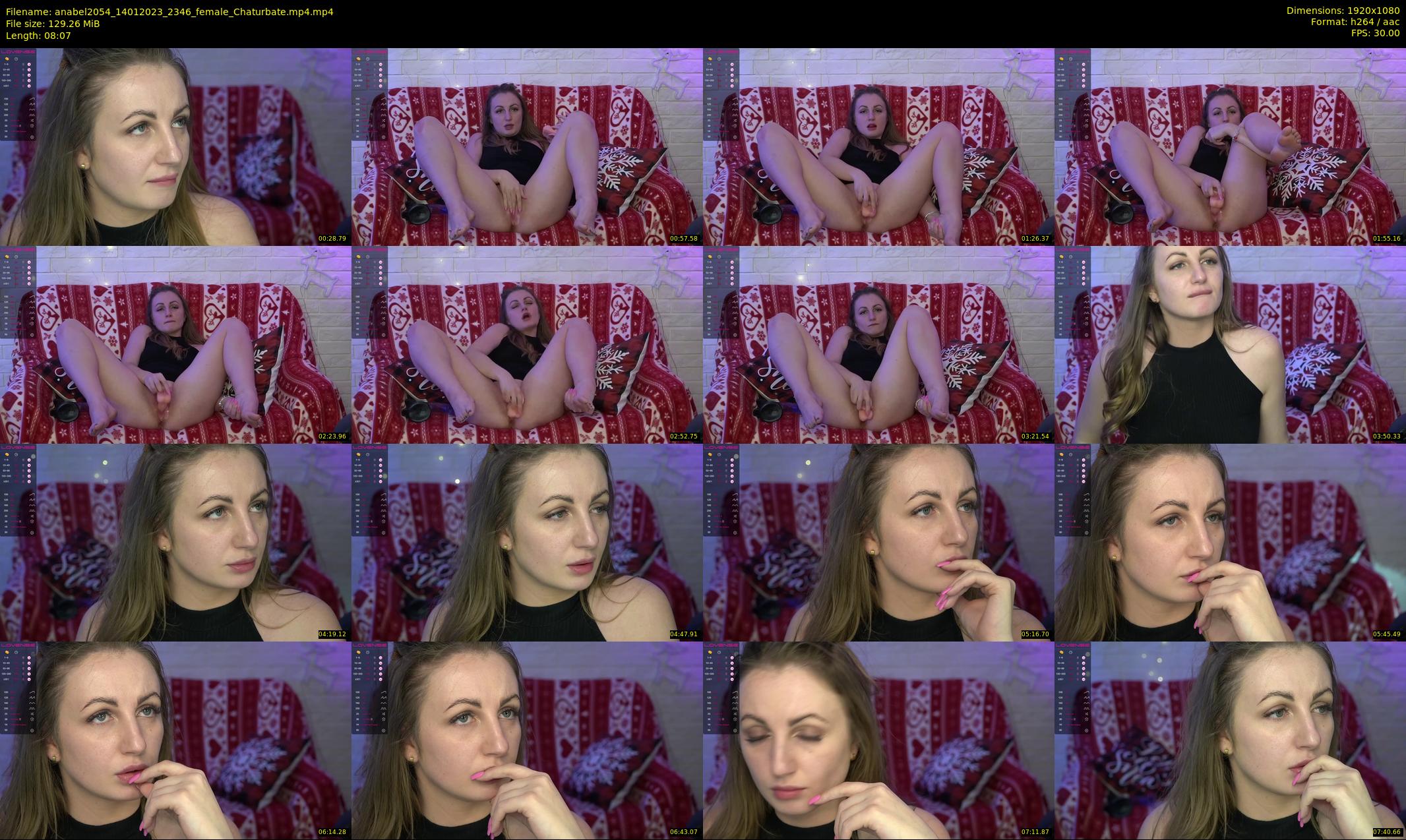 anabel2054 — 9 minute Chaturbate female cam show recording, 1080p, Jan 14, 2023