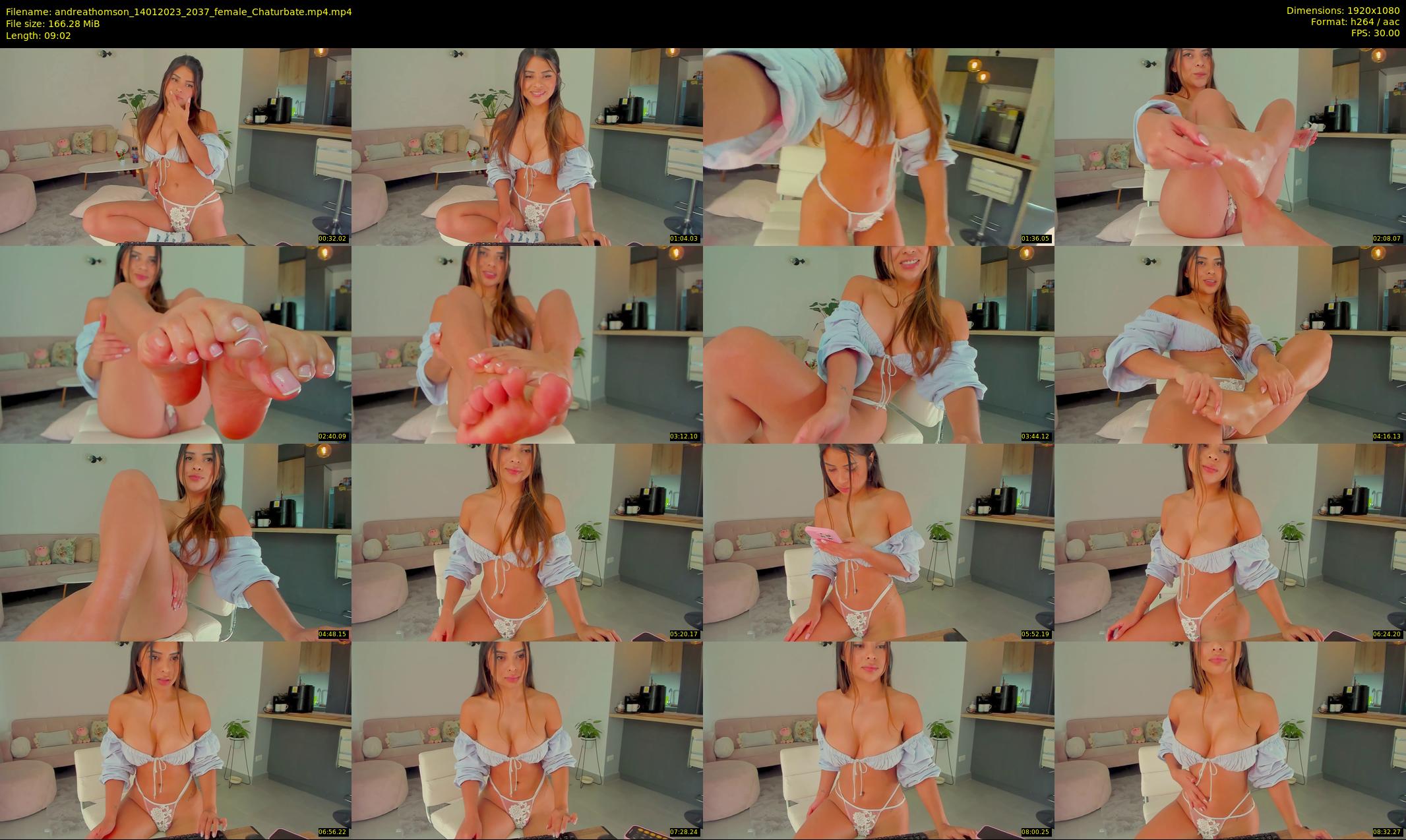 andreathomson — 10 minute Chaturbate female cam show recording, 1080p, Jan 14, 2023
