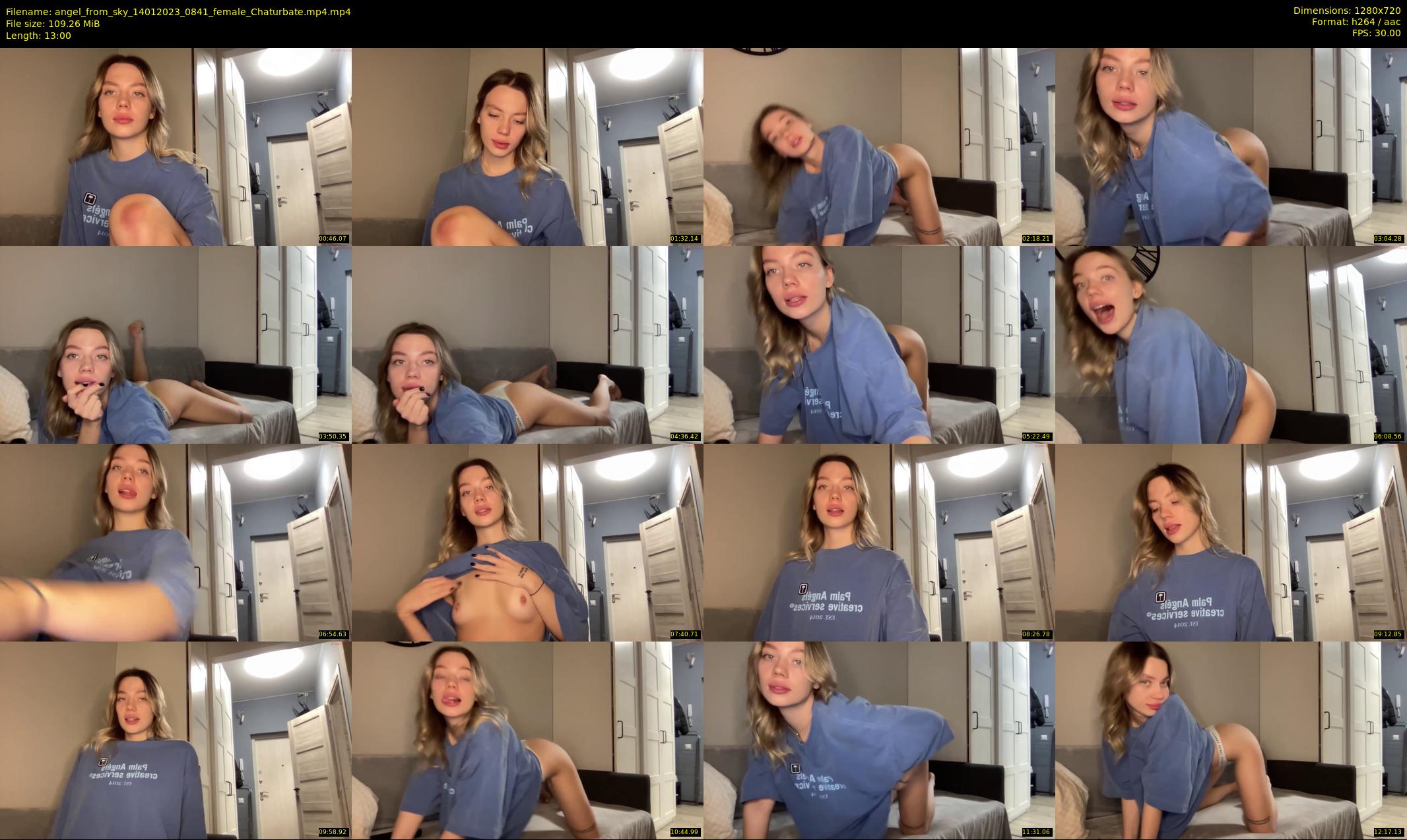 angel_from_sky — 13 minute Chaturbate female cam show recording, 720p, Jan 14, 2023