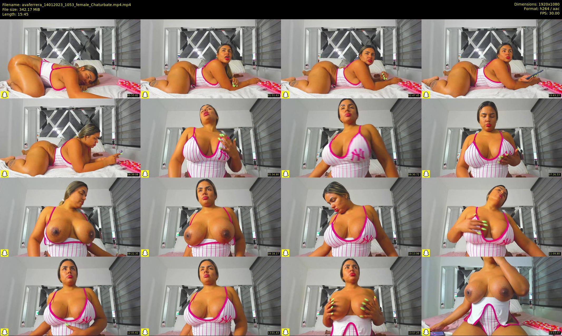 avaferrera — 16 minute Chaturbate female cam show recording, 1080p, Jan 14, 2023