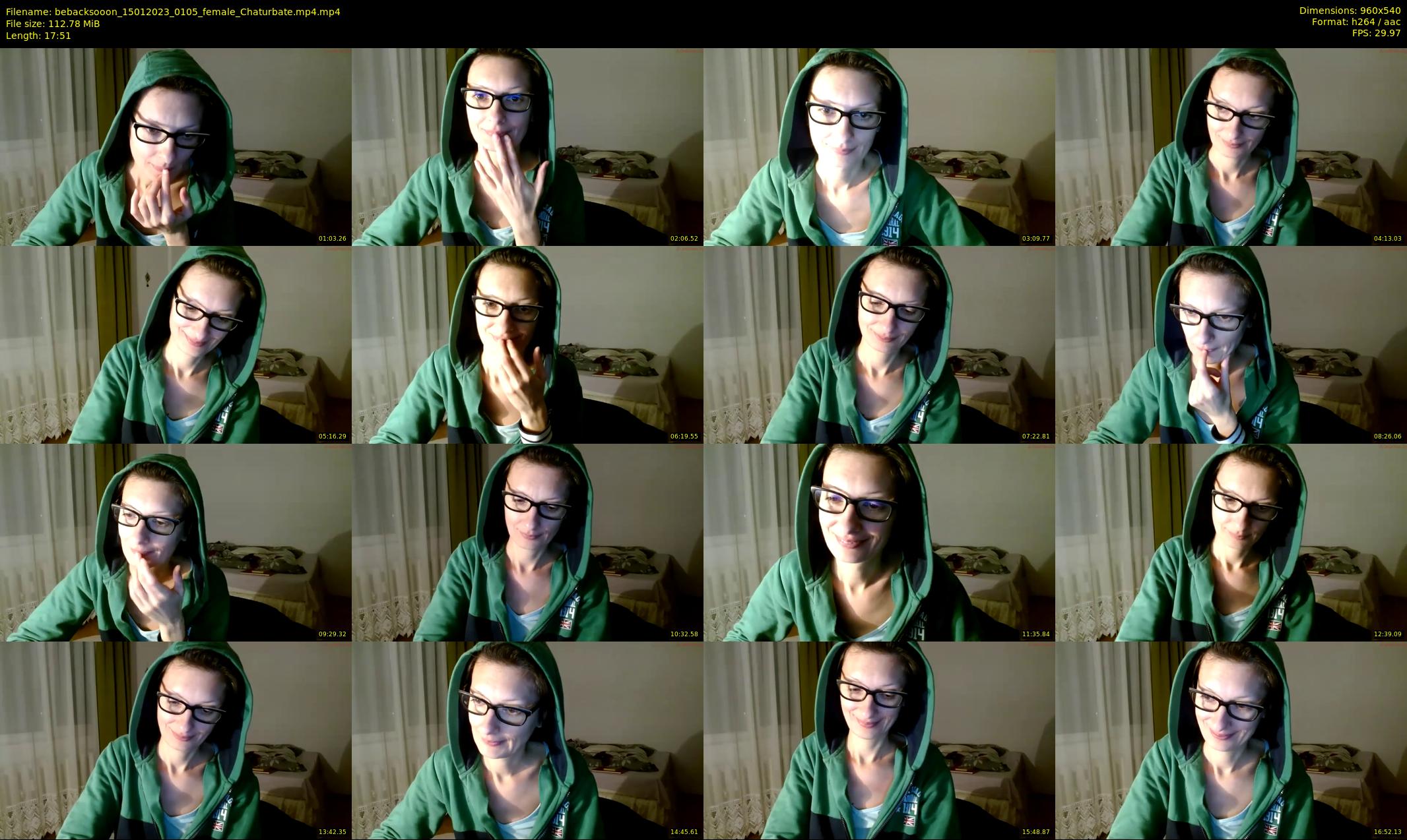 bebacksooon — 18 minute Chaturbate female cam show recording, 480p, Jan 15, 2023