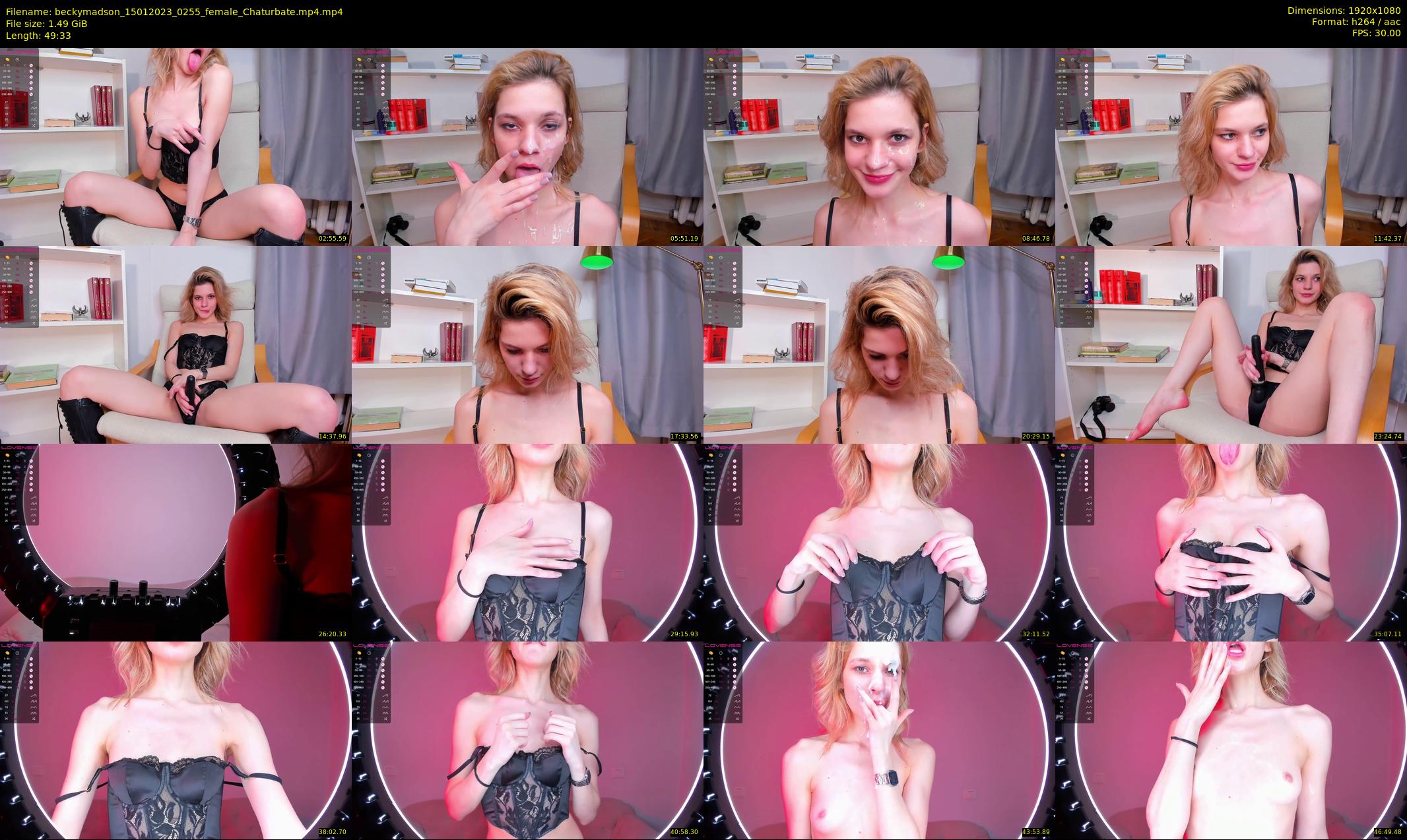 beckymadson — 50 minute Chaturbate female cam show recording, 1080p, Jan 15, 2023