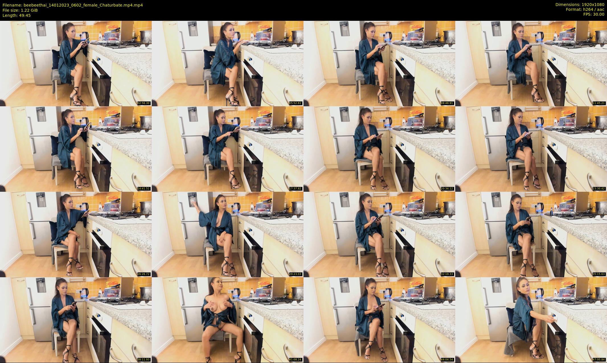 beebeethai — 50 minute Chaturbate female cam show recording, 1080p, Jan 14, 2023