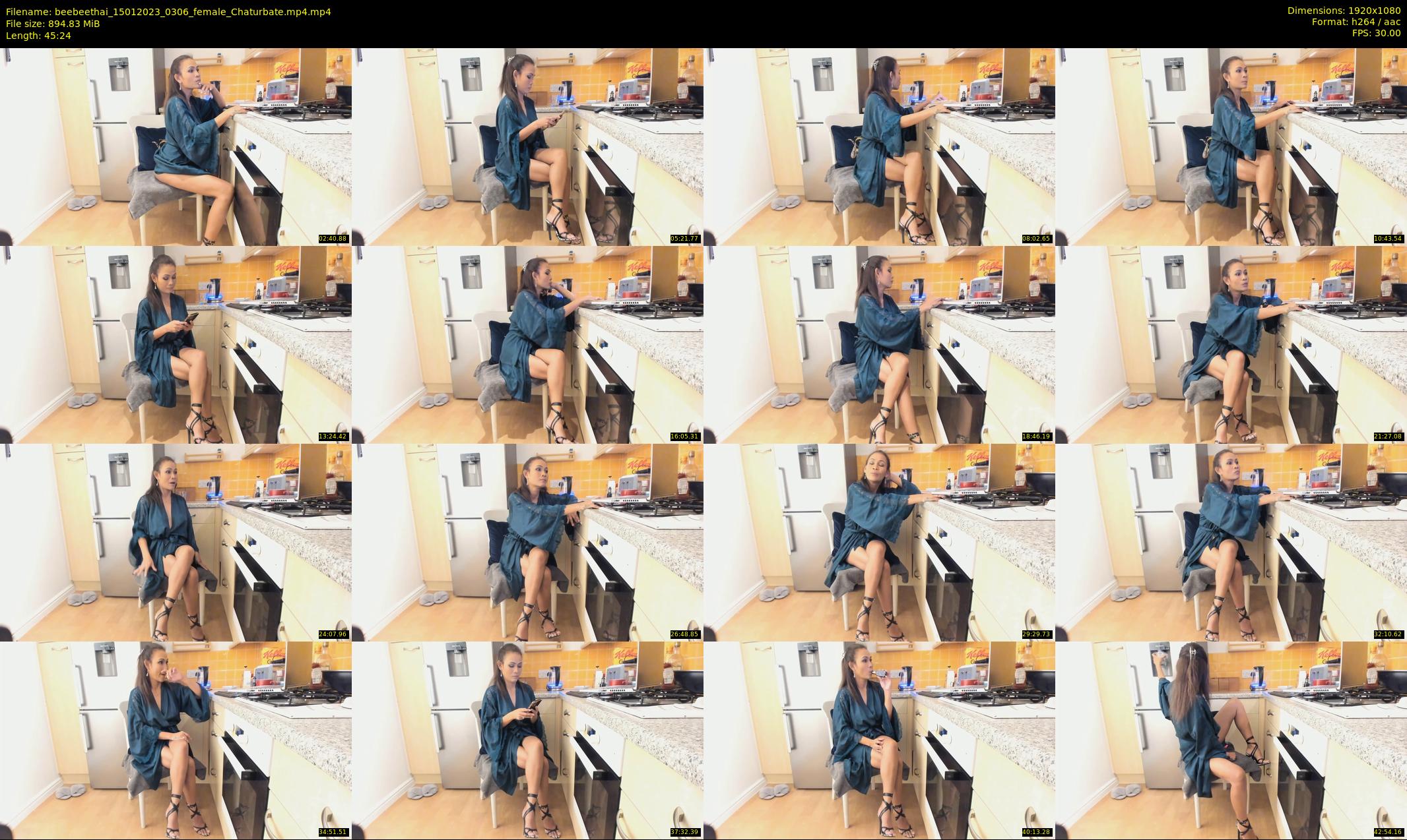 beebeethai — 46 minute Chaturbate female cam show recording, 1080p, Jan 15, 2023