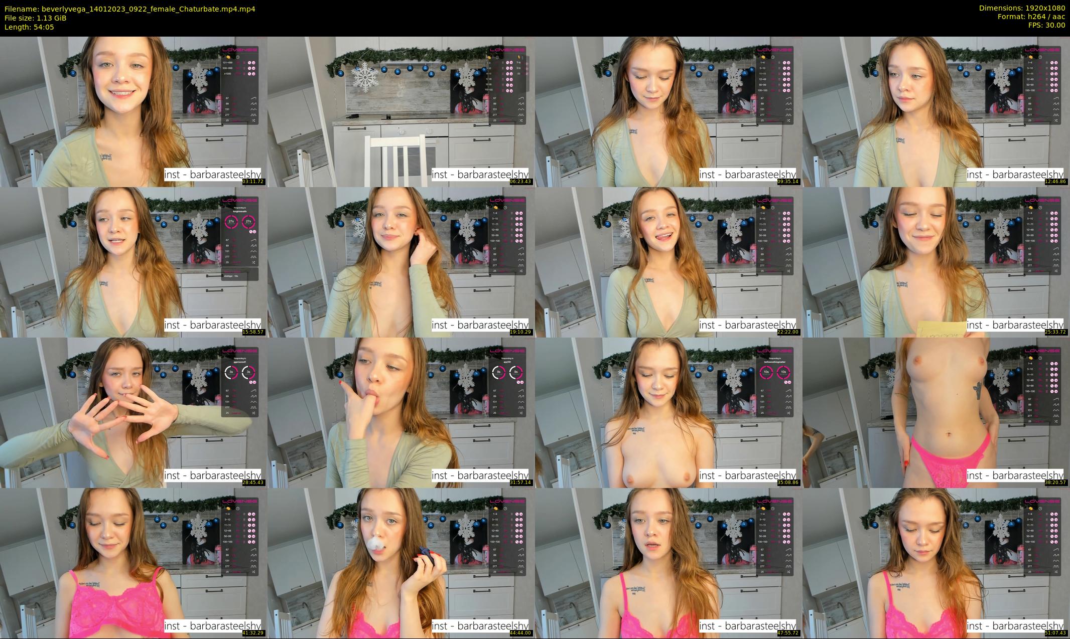 beverlyvega — 55 minute Chaturbate couple cam show recording, 1080p, Jan 14, 2023