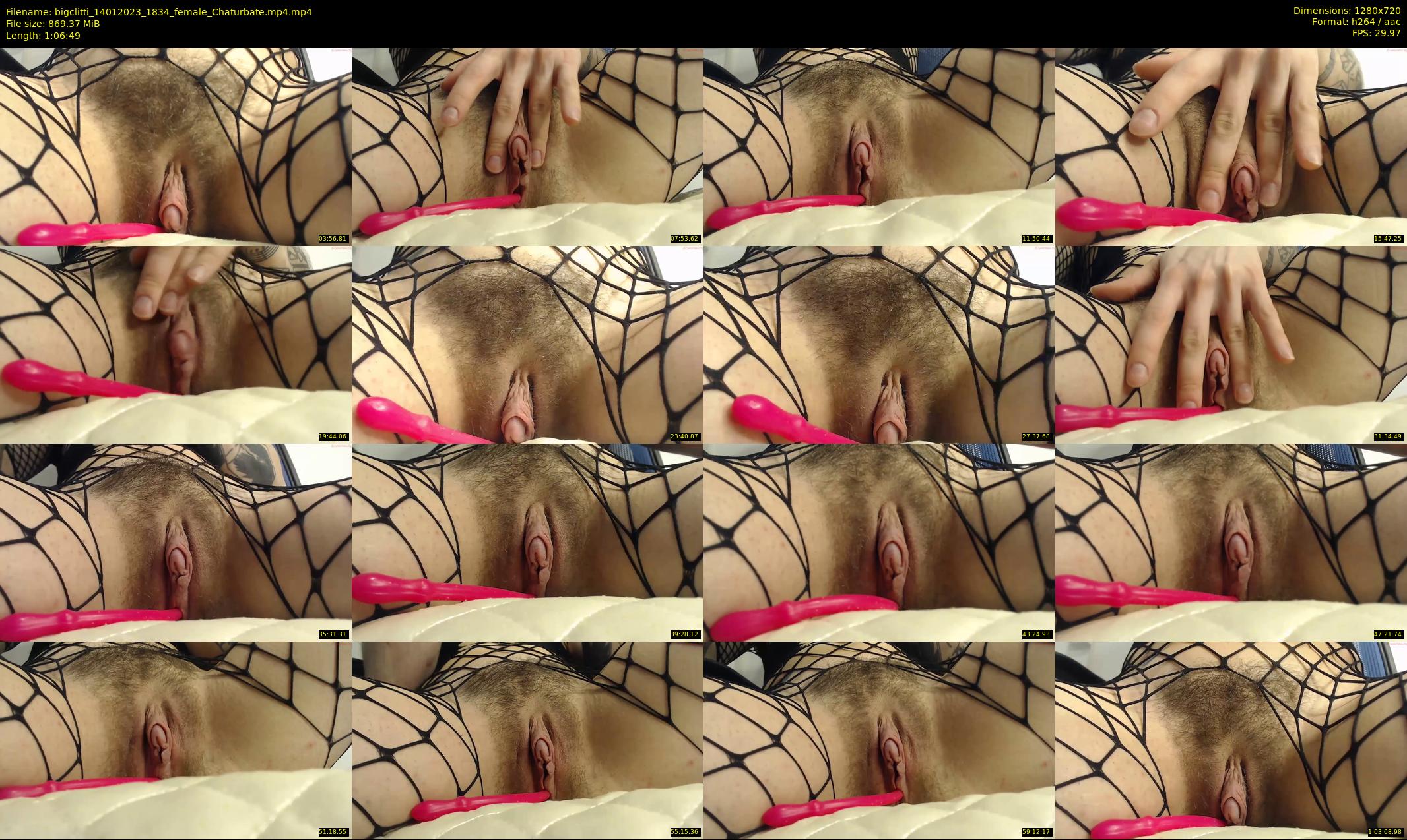 bigclitti — 67 minute Chaturbate female cam show recording, 720p, Jan 14, 2023