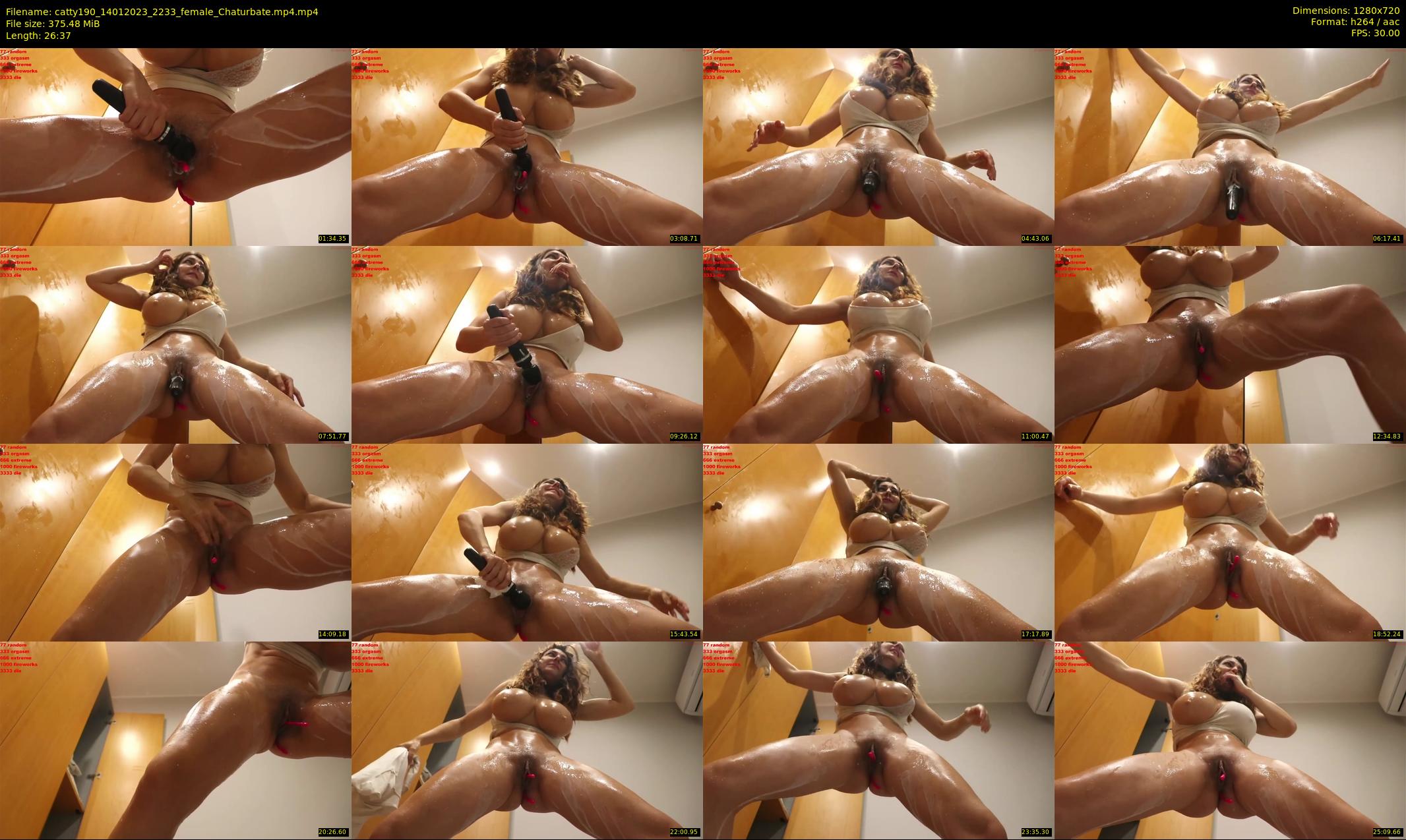 catty190 — 27 minute Chaturbate female cam show recording, 720p, Jan 14, 2023