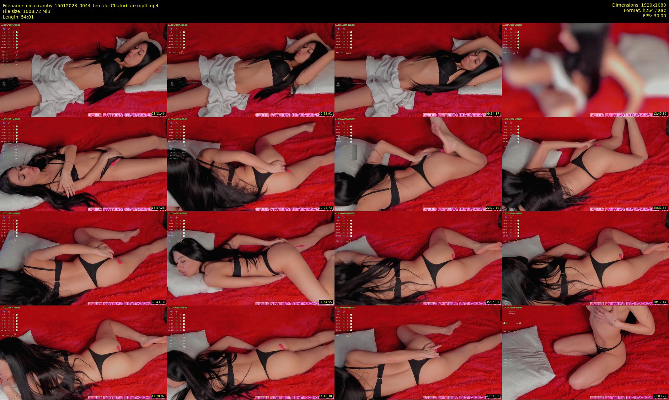 cinacramby — 55 minute Chaturbate female cam show recording, 1080p, Jan 15, 2023