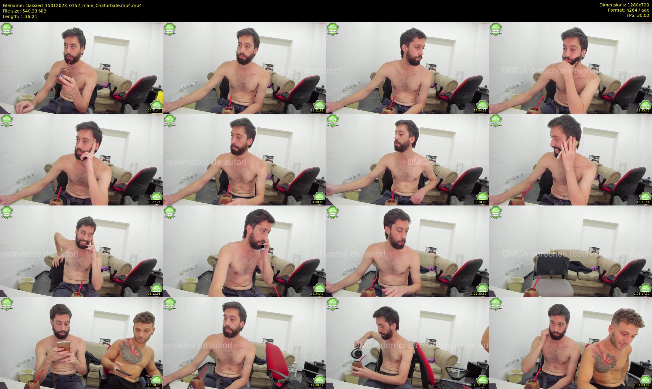 classied — 97 minute Chaturbate male cam show recording, 720p, Jan 15, 2023