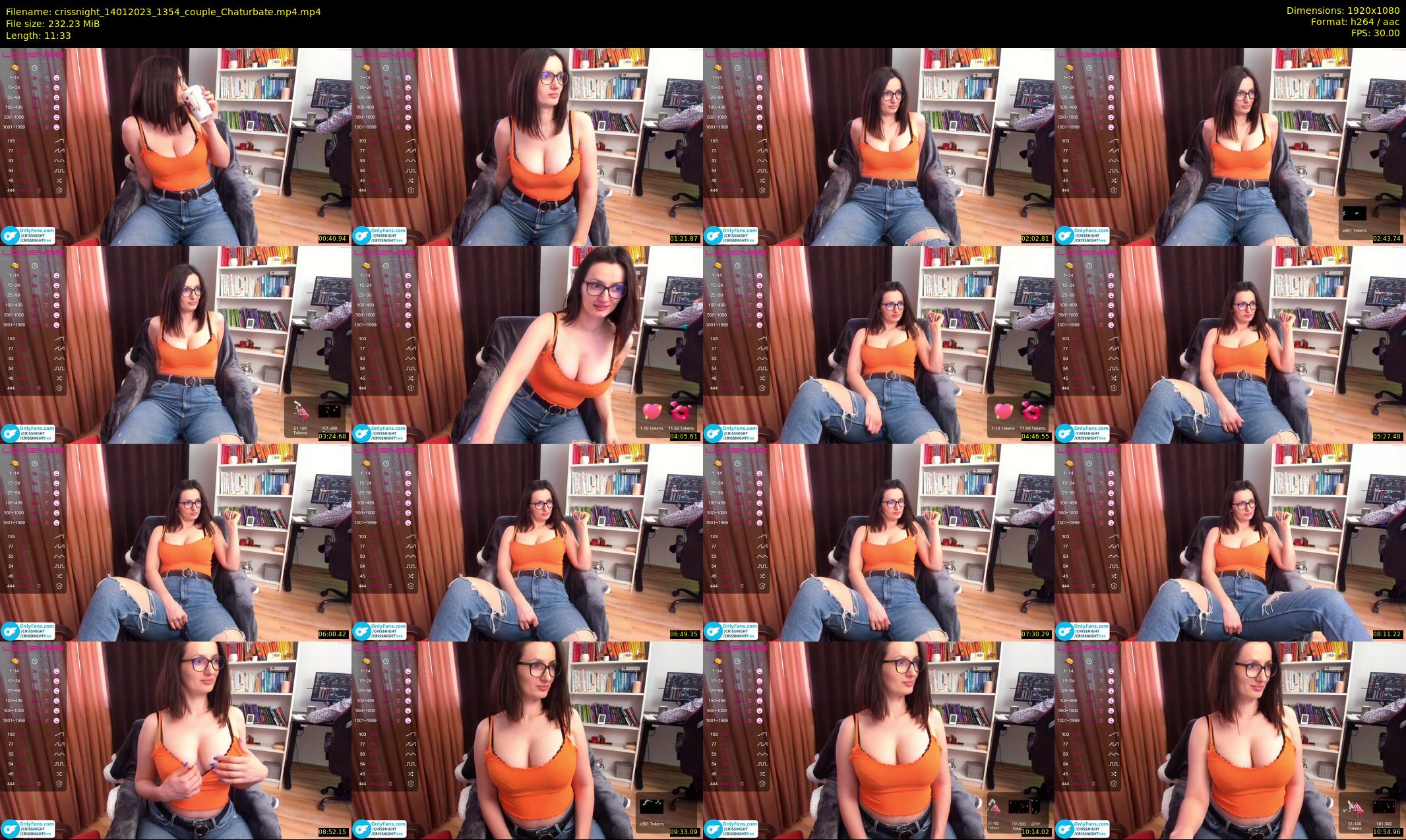 crissnight — 12 minute Chaturbate female cam show recording, 1080p, Jan 14, 2023