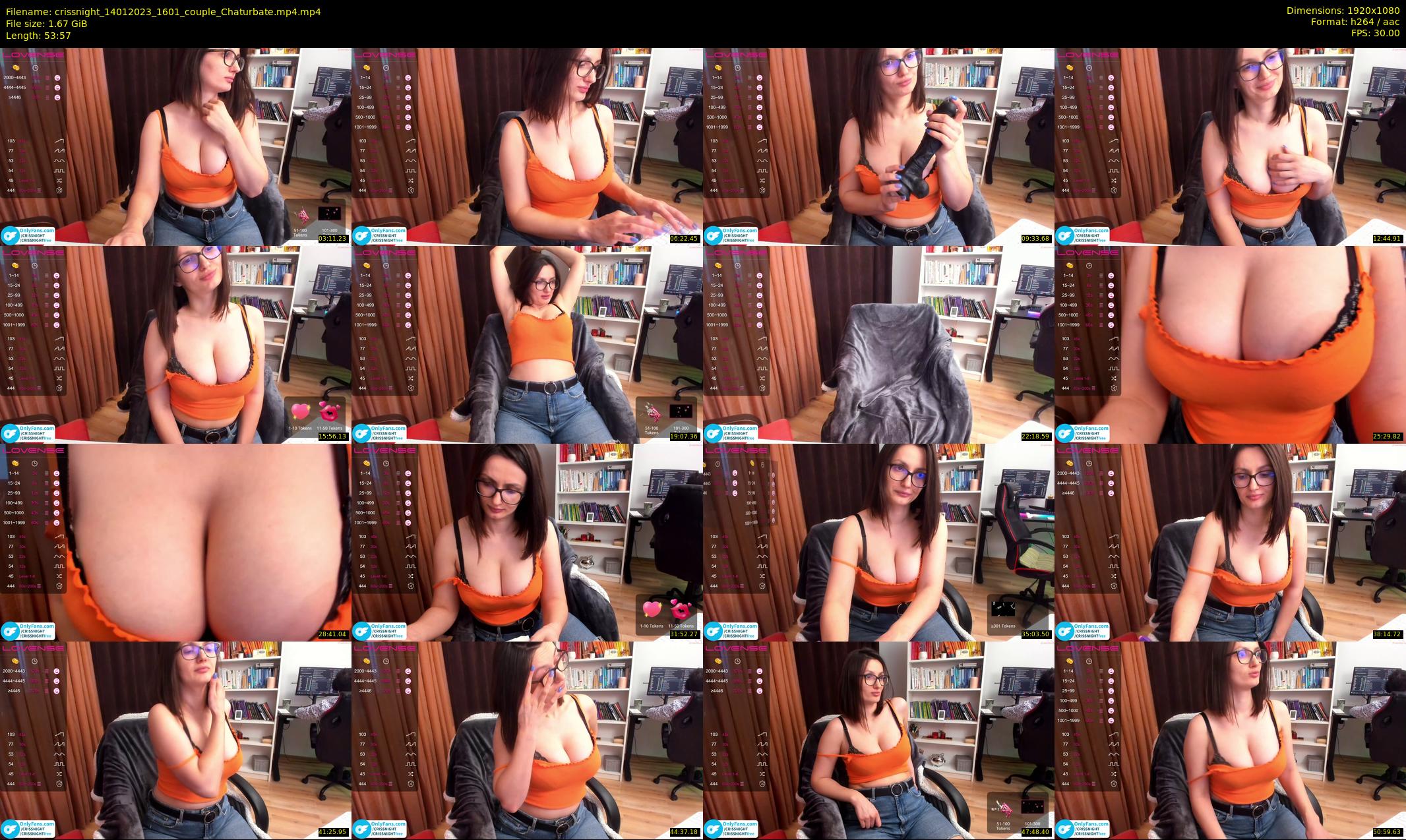 crissnight — 54 minute Chaturbate female cam show recording, 1080p, Jan 14, 2023