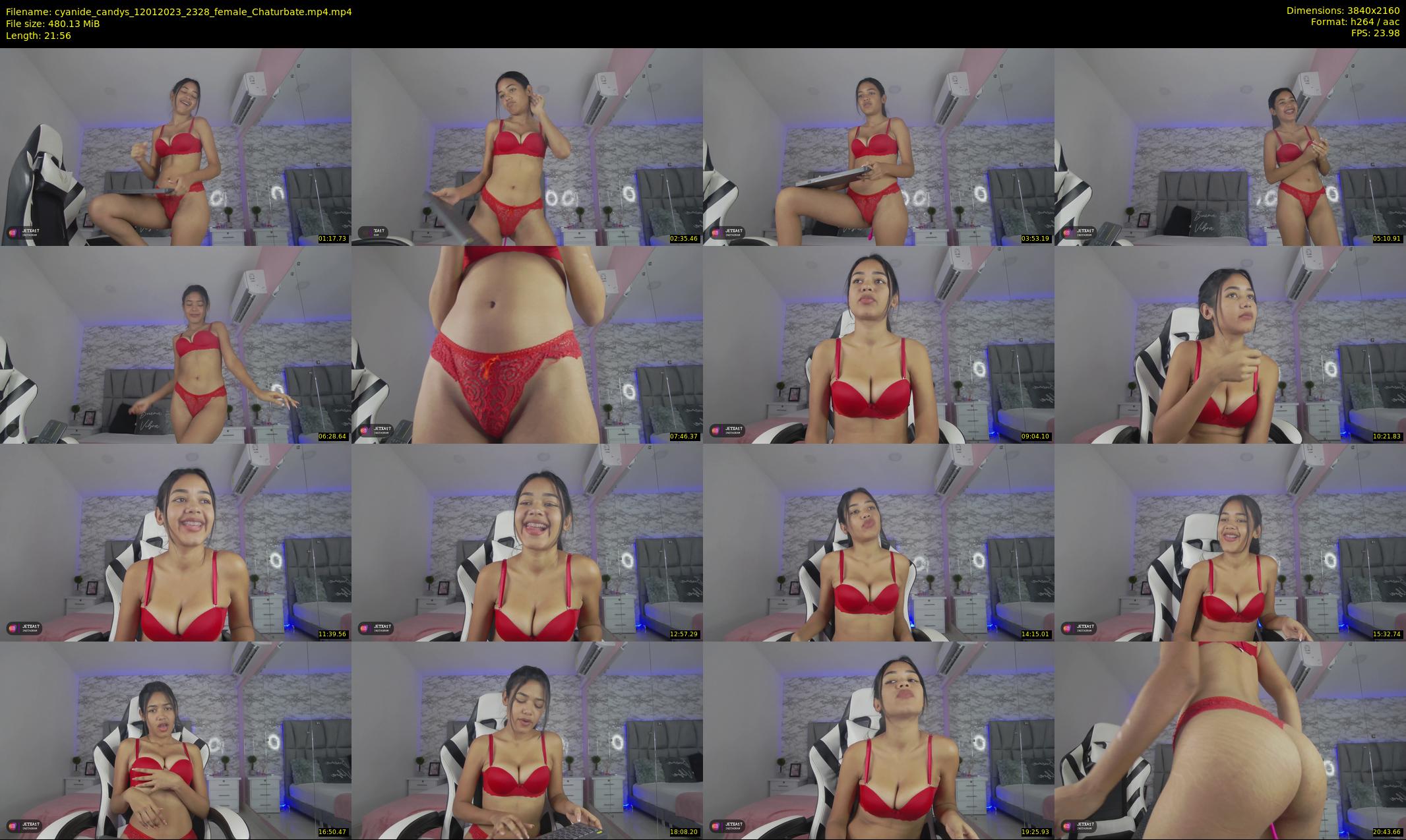 cyanide_candys — 22 minute Chaturbate female cam show recording, 4K, Jan 12, 2023