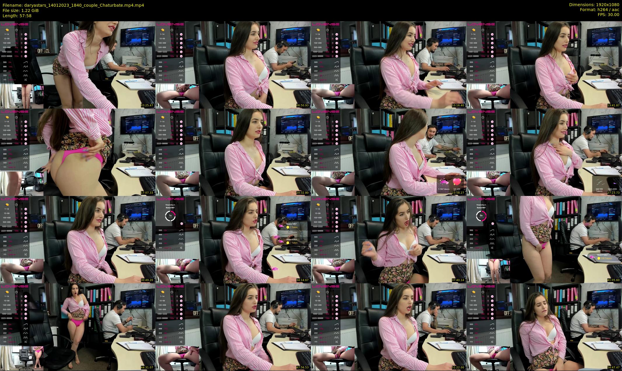 daryastars — 58 minute Chaturbate couple cam show recording, 1080p, Jan 14, 2023