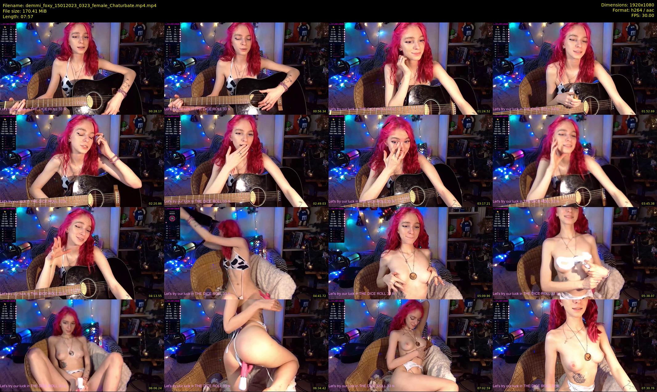 demmi_foxy — 8 minute Chaturbate couple cam show recording, 1080p, Jan 15, 2023