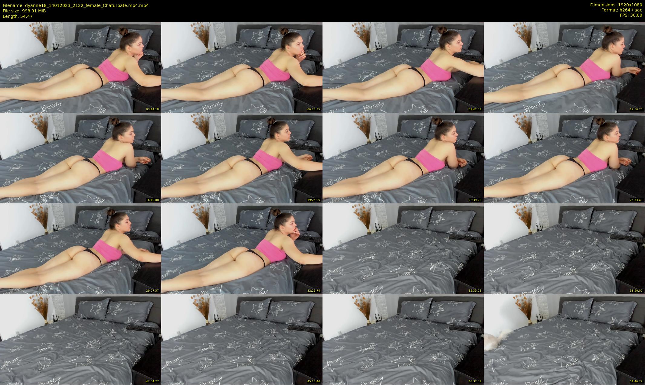 dyanne18 — 55 minute Chaturbate female cam show recording, 1080p, Jan 14, 2023