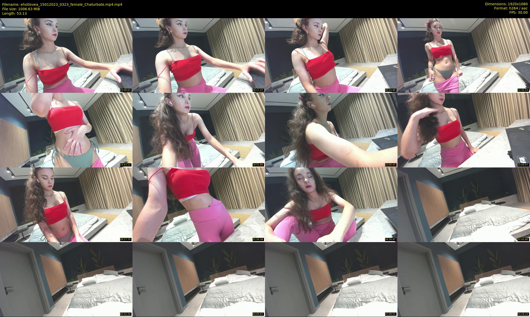 ehotlovea — 54 minute Chaturbate female cam show recording, 1080p, Jan 15, 2023
