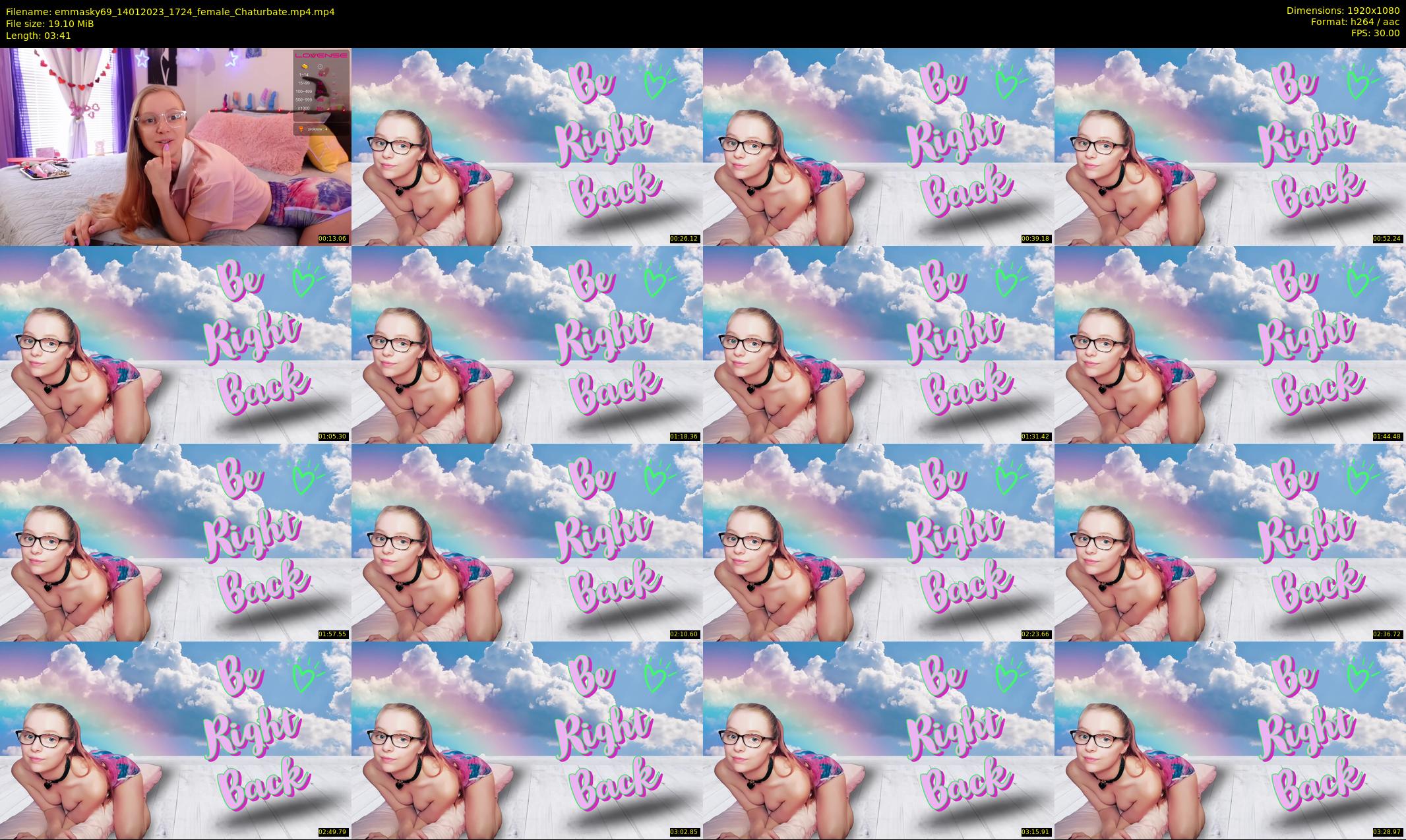 emmasky69 — 4 minute Chaturbate female cam show recording, 1080p, Jan 14, 2023