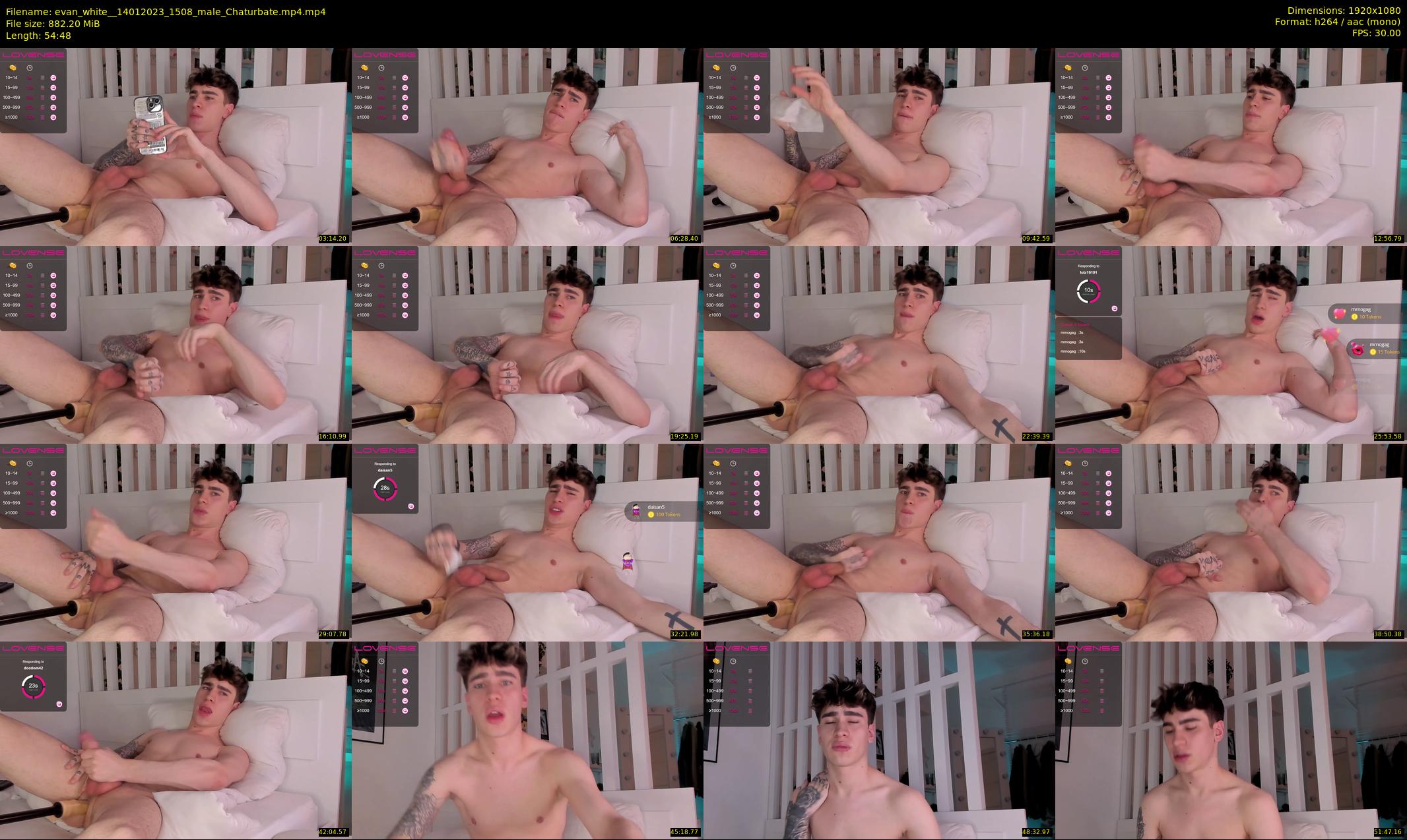 evan_white_ — 55 minute Chaturbate male cam show recording, 1080p, Jan 14, 2023