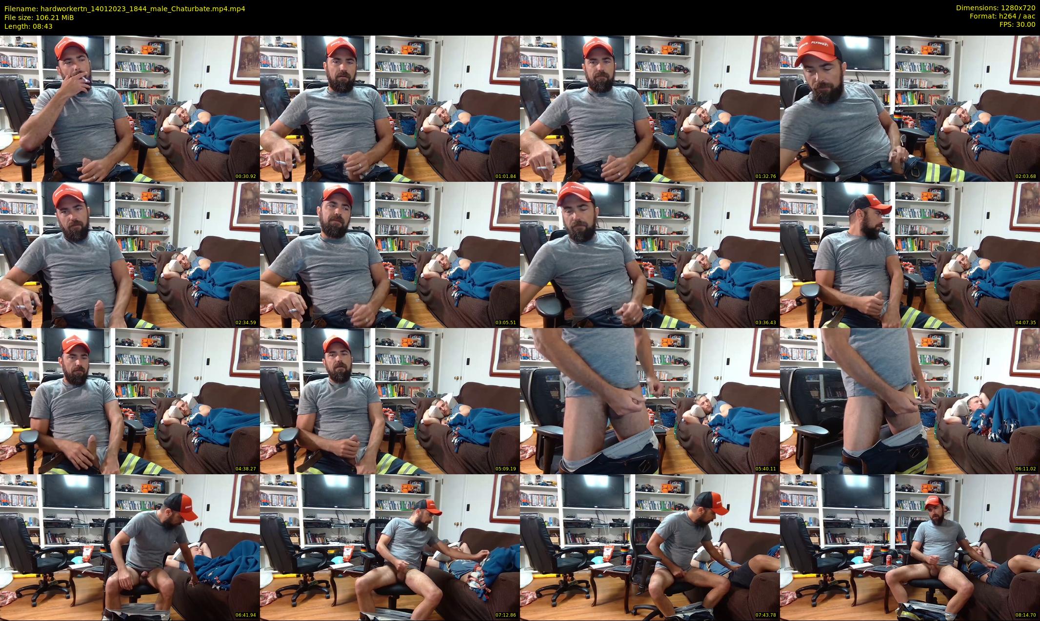 hardworkertn — 9 minute Chaturbate male cam show recording, 720p, Jan 14, 2023