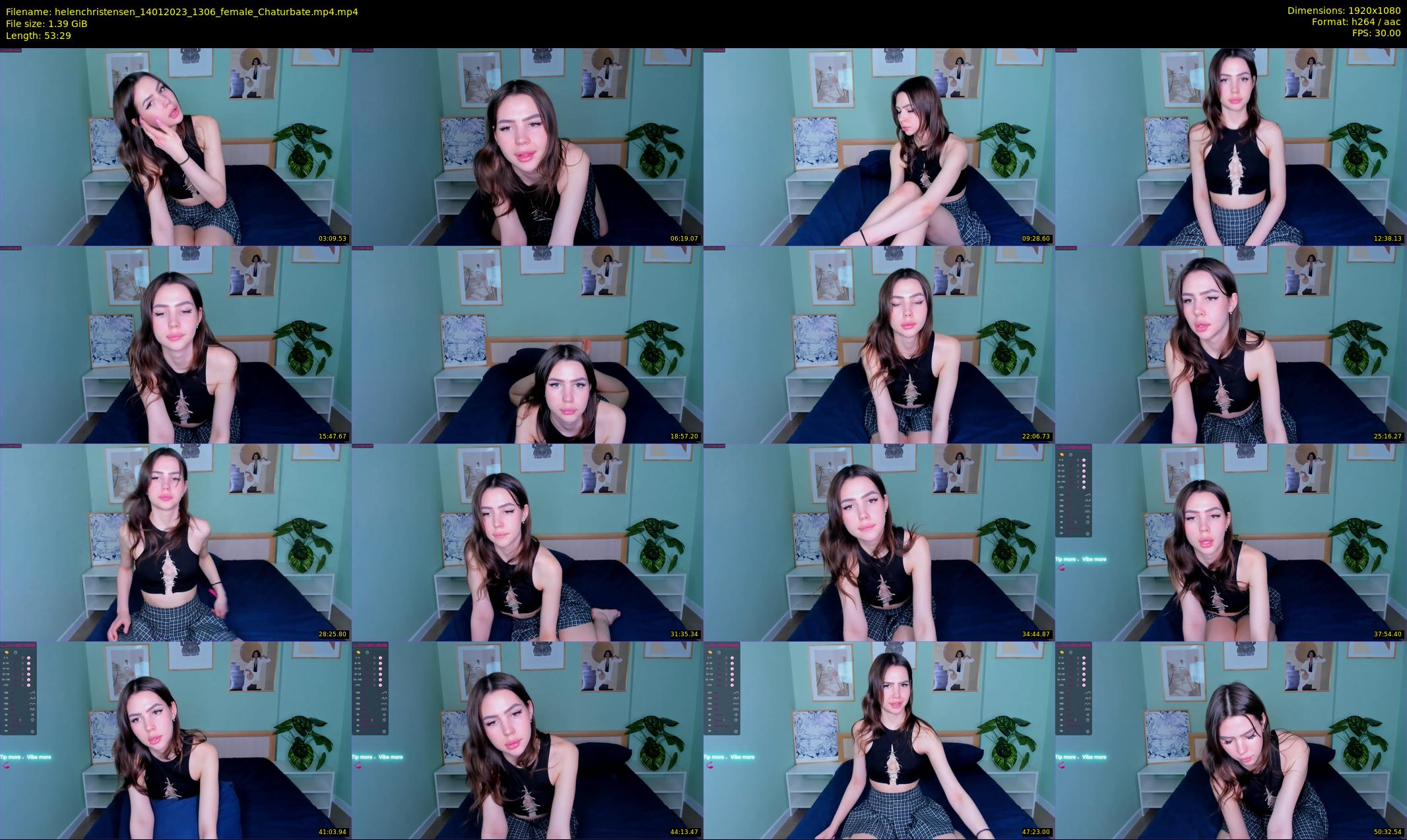 helenchristensen — 54 minute Chaturbate female cam show recording, 1080p, Jan 14, 2023