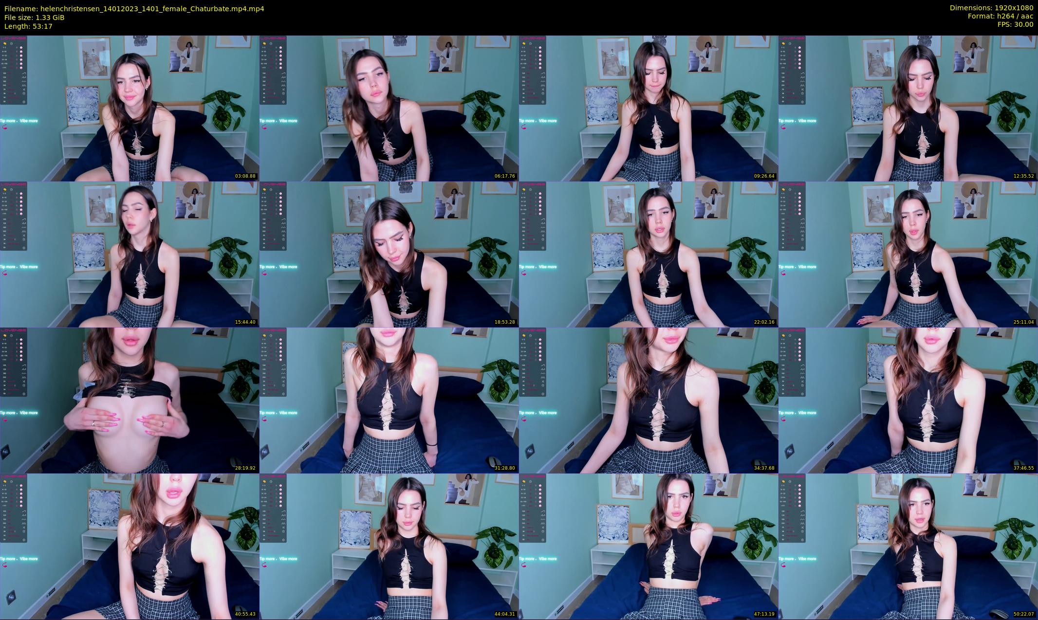 helenchristensen — 54 minute Chaturbate female cam show recording, 1080p, Jan 14, 2023
