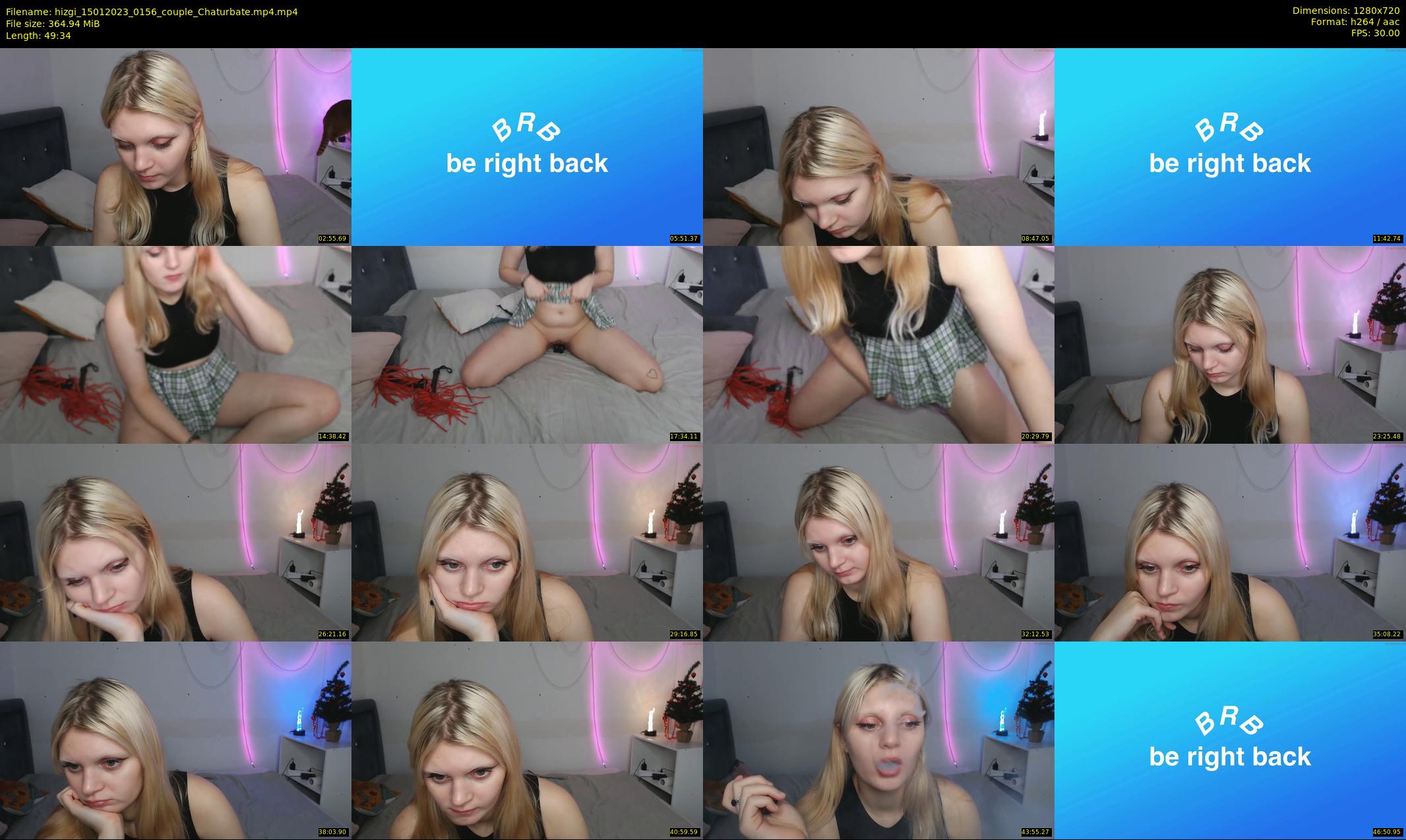 hizgi — 50 minute Chaturbate couple cam show recording, 720p, Jan 15, 2023
