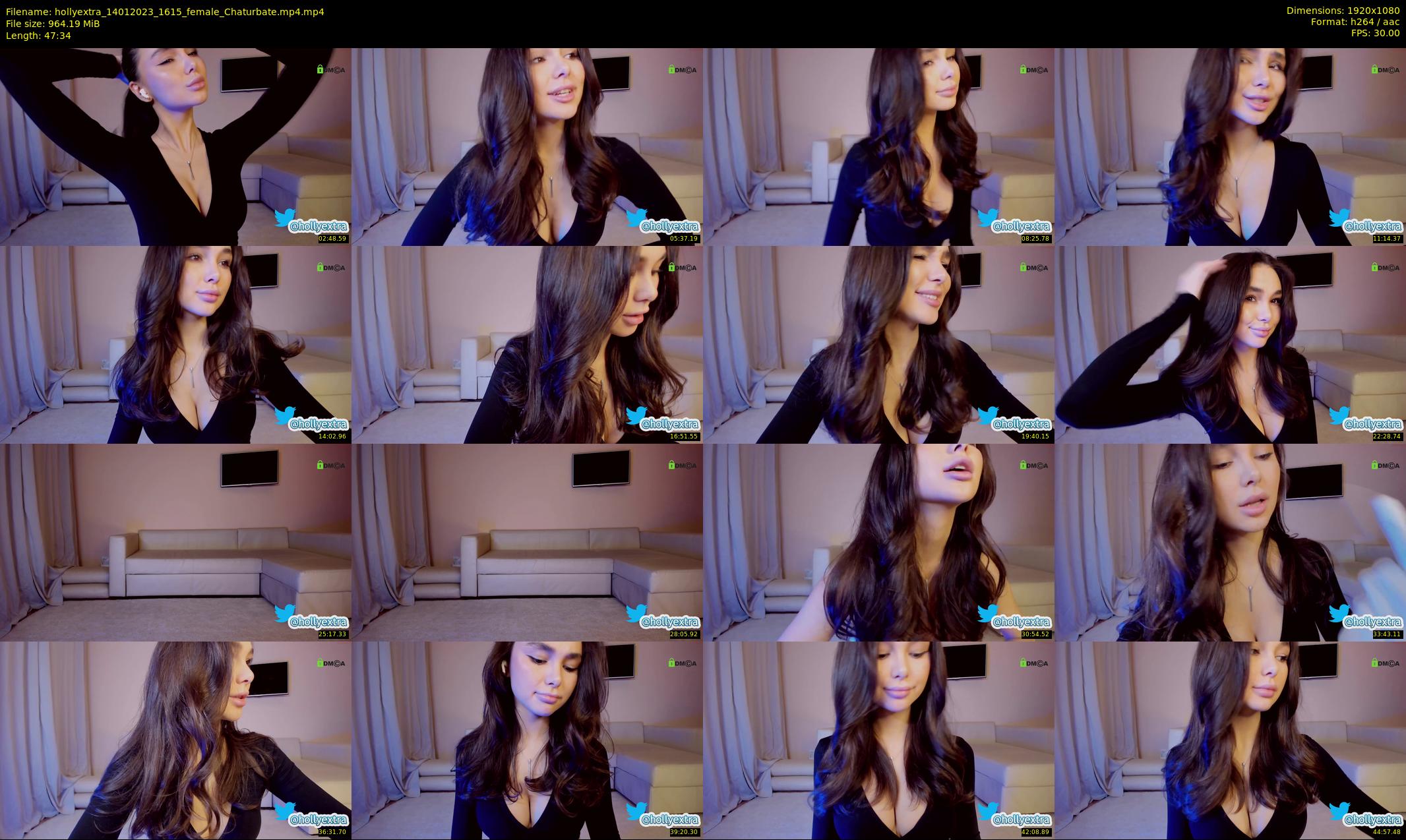 hollyextra — 48 minute Chaturbate female cam show recording, 1080p, Jan 14, 2023