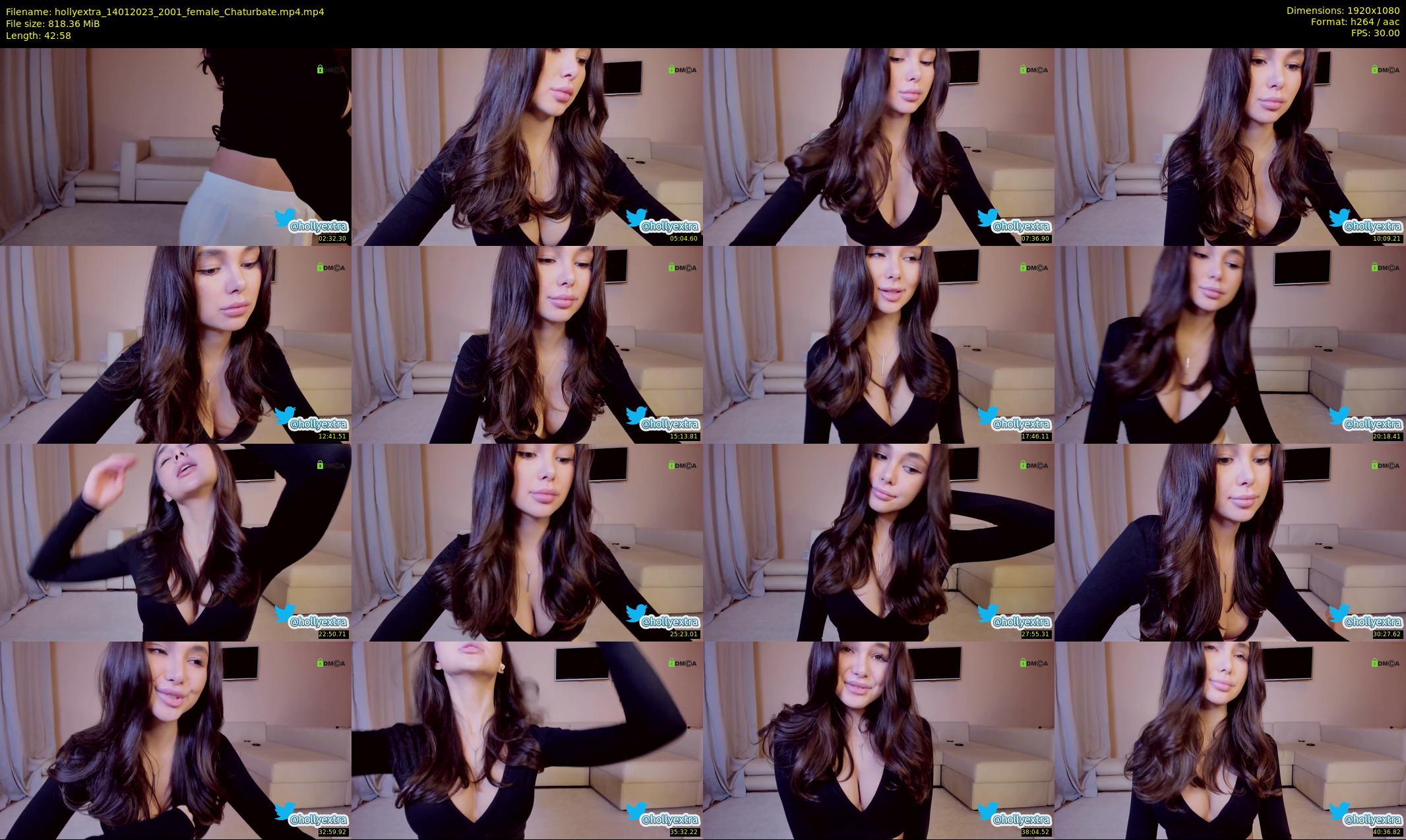 hollyextra — 43 minute Chaturbate female cam show recording, 1080p, Jan 14, 2023