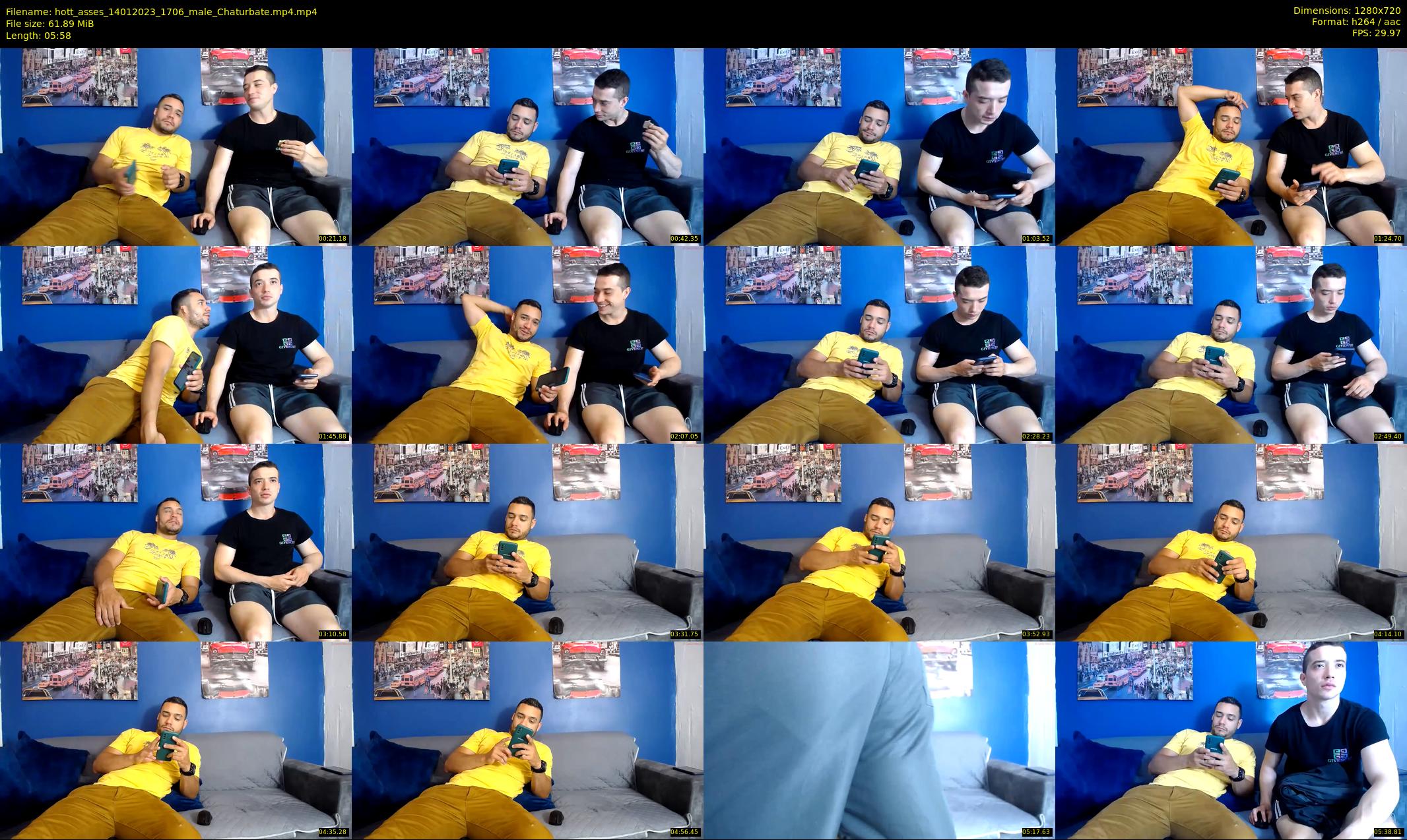 hott_asses — 6 minute Chaturbate male cam show recording, 720p, Jan 14, 2023