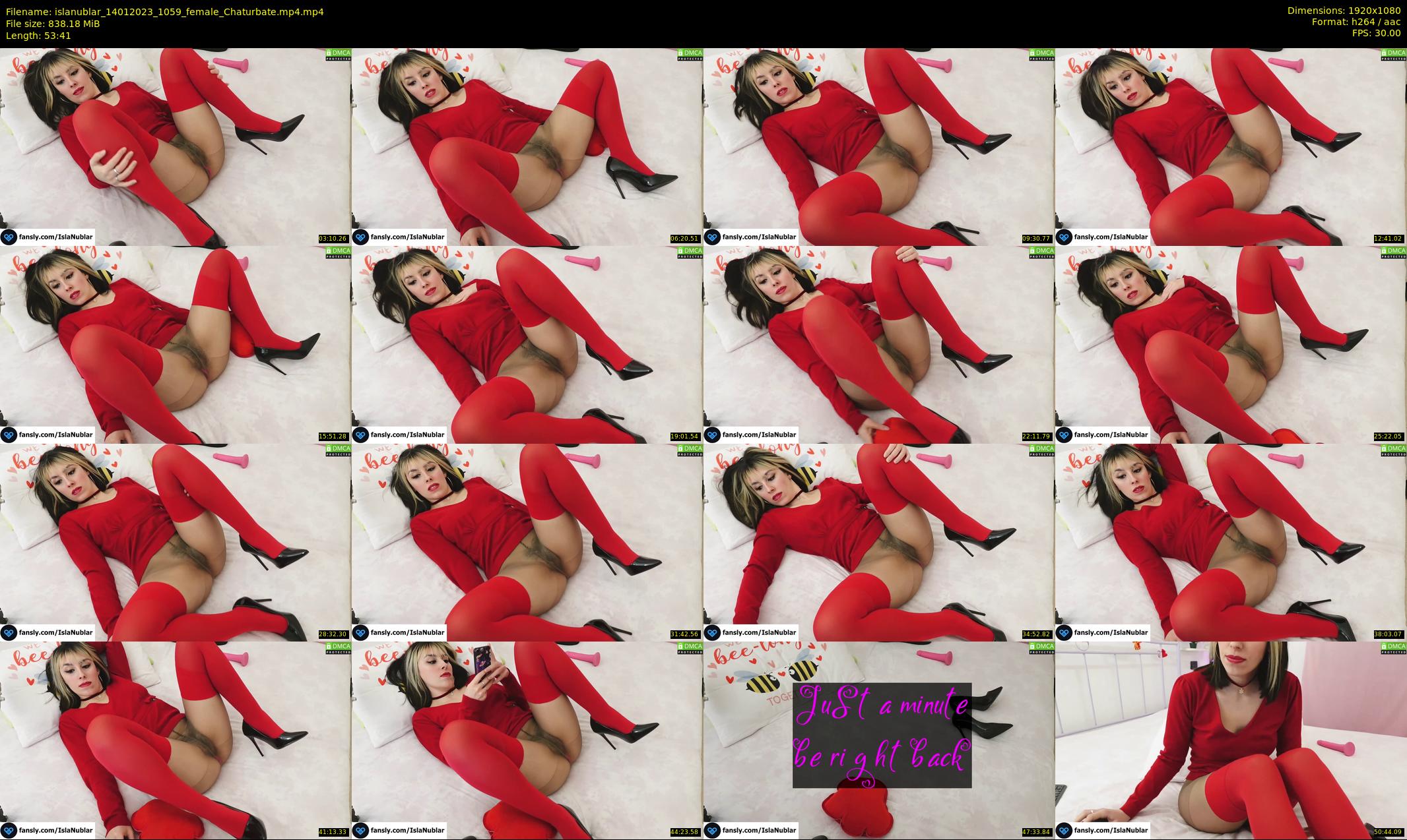 islanublar — 54 minute Chaturbate female cam show recording, 1080p, Jan 14, 2023