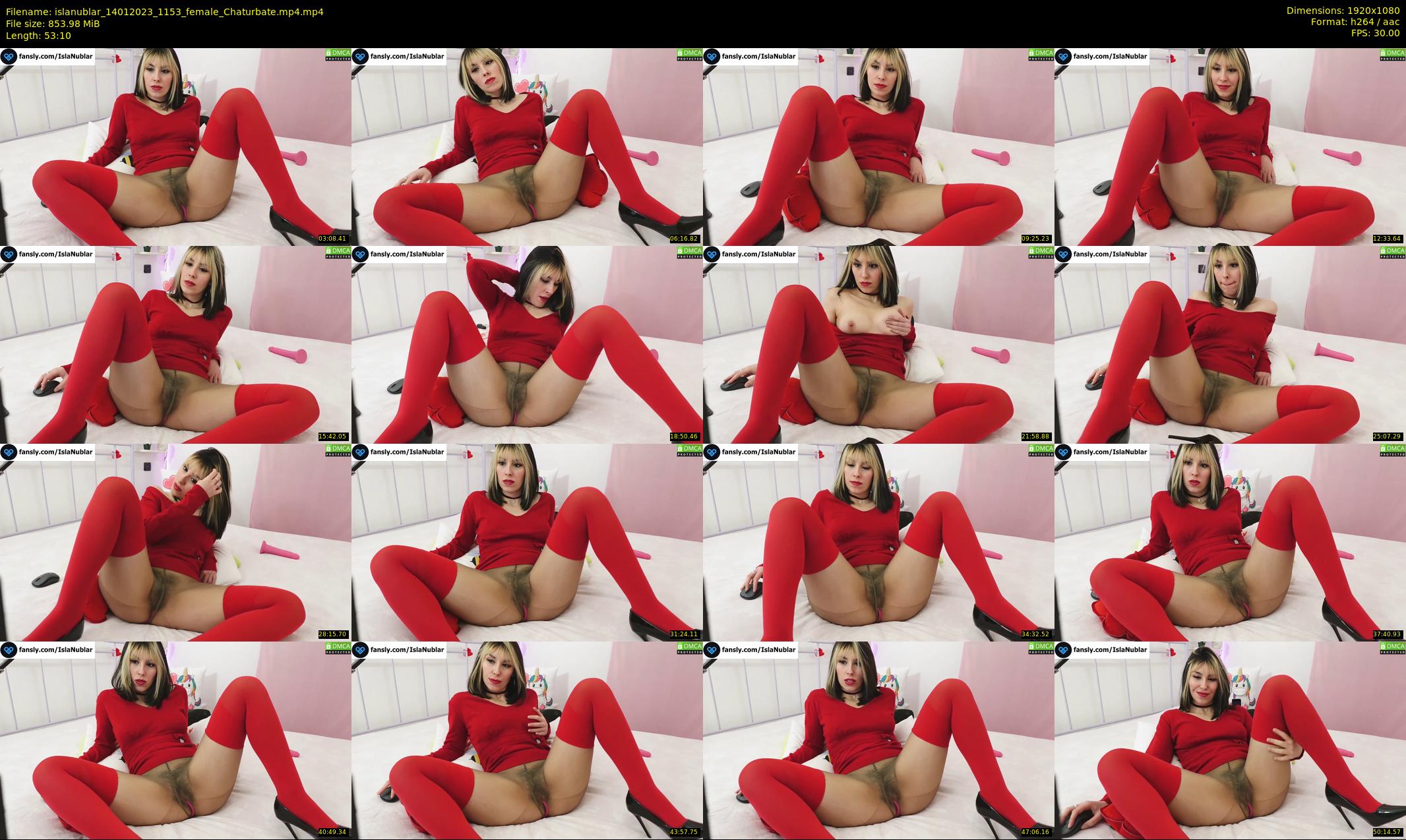 islanublar — 54 minute Chaturbate female cam show recording, 1080p, Jan 14, 2023