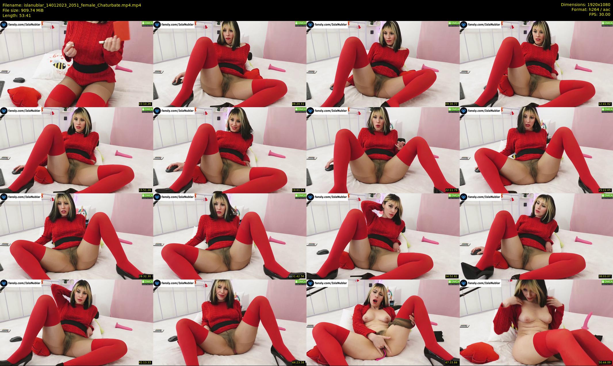 islanublar — 54 minute Chaturbate female cam show recording, 1080p, Jan 14, 2023