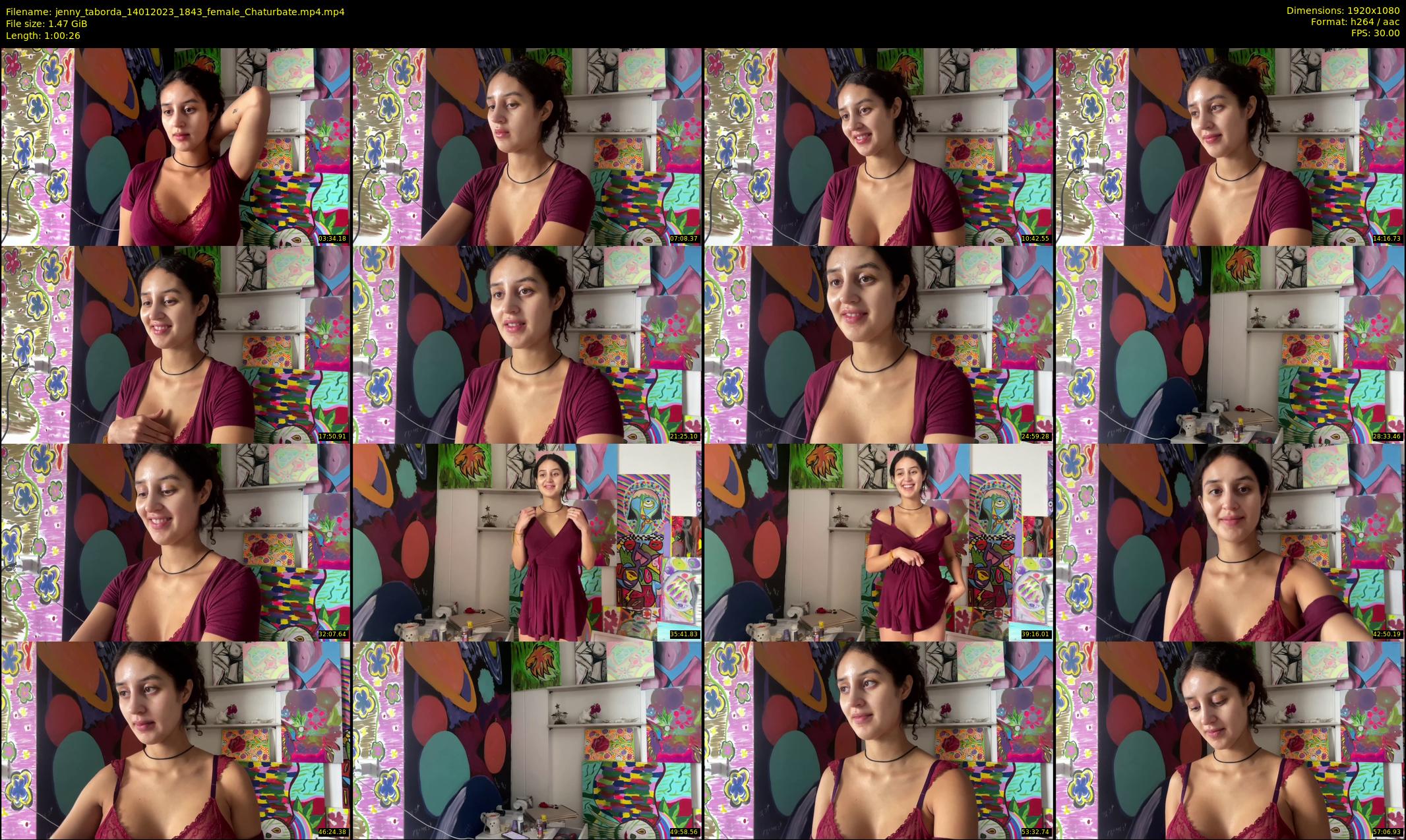 jenny_taborda — 61 minute Chaturbate female cam show recording, 1080p, Jan 14, 2023