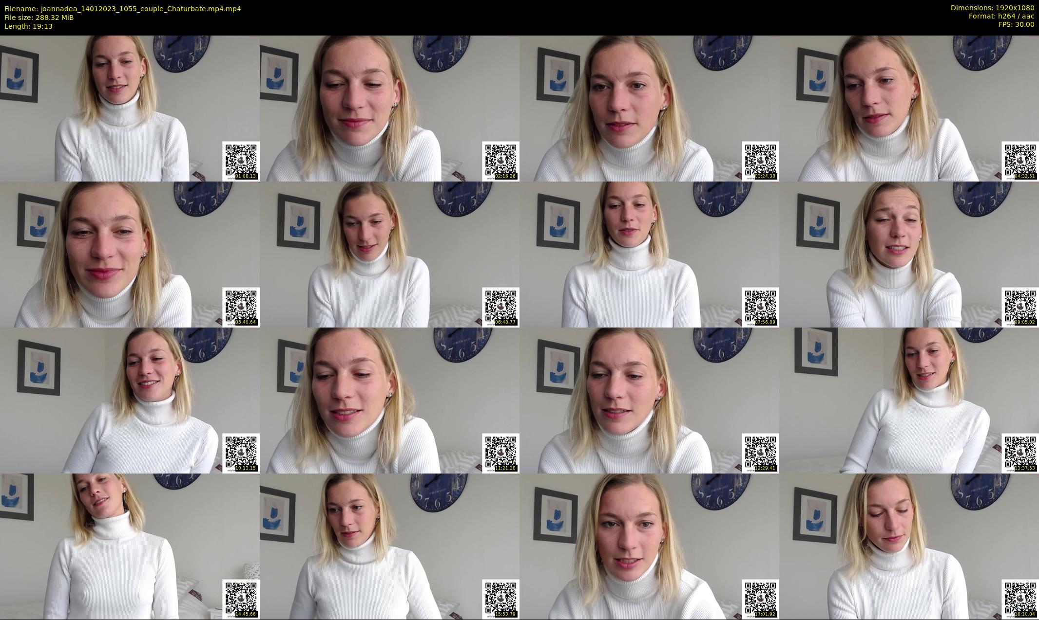 joannadea — 20 minute Chaturbate female cam show recording, 1080p, Jan 14, 2023