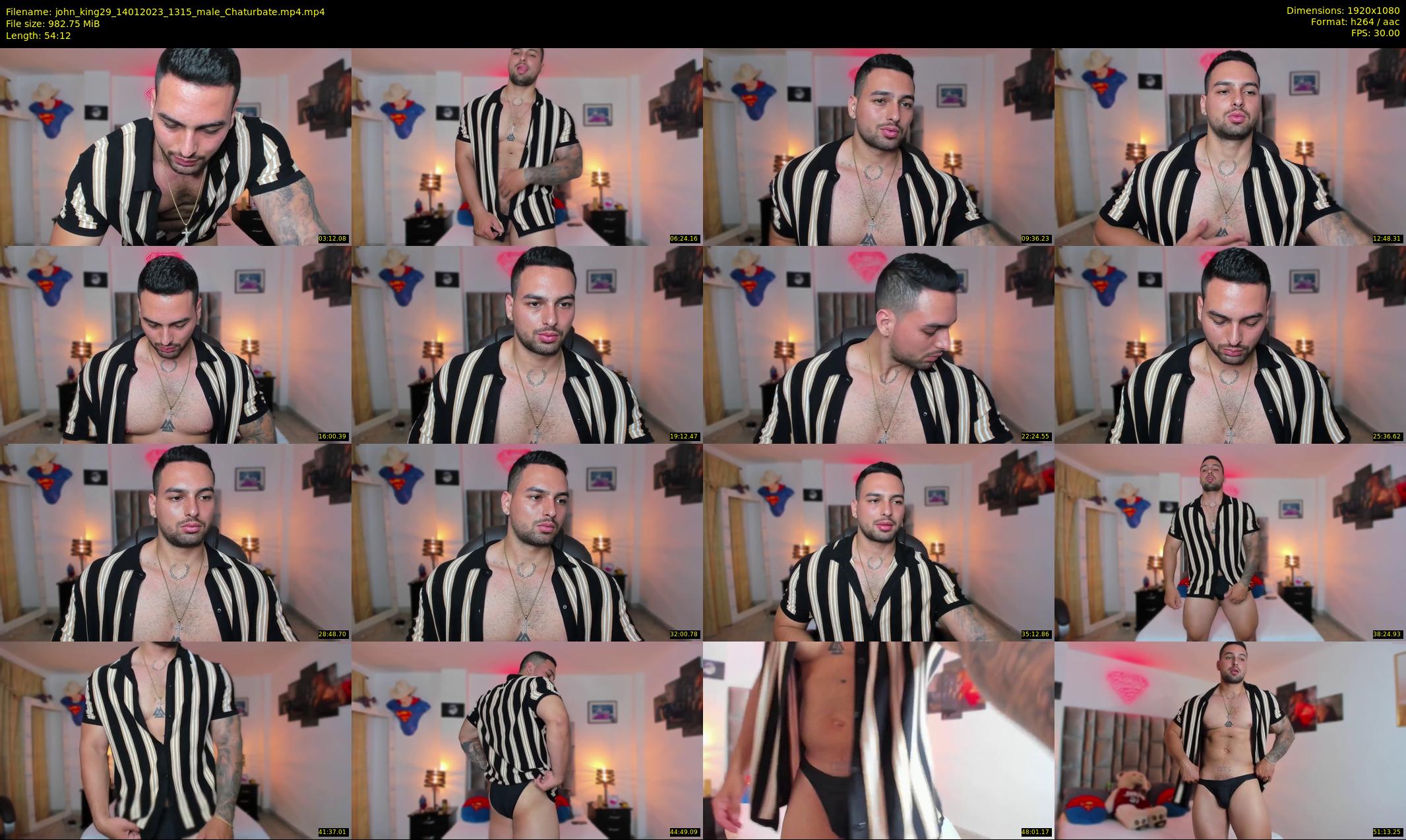 john_king29 — 55 minute Chaturbate male cam show recording, 1080p, Jan 14, 2023