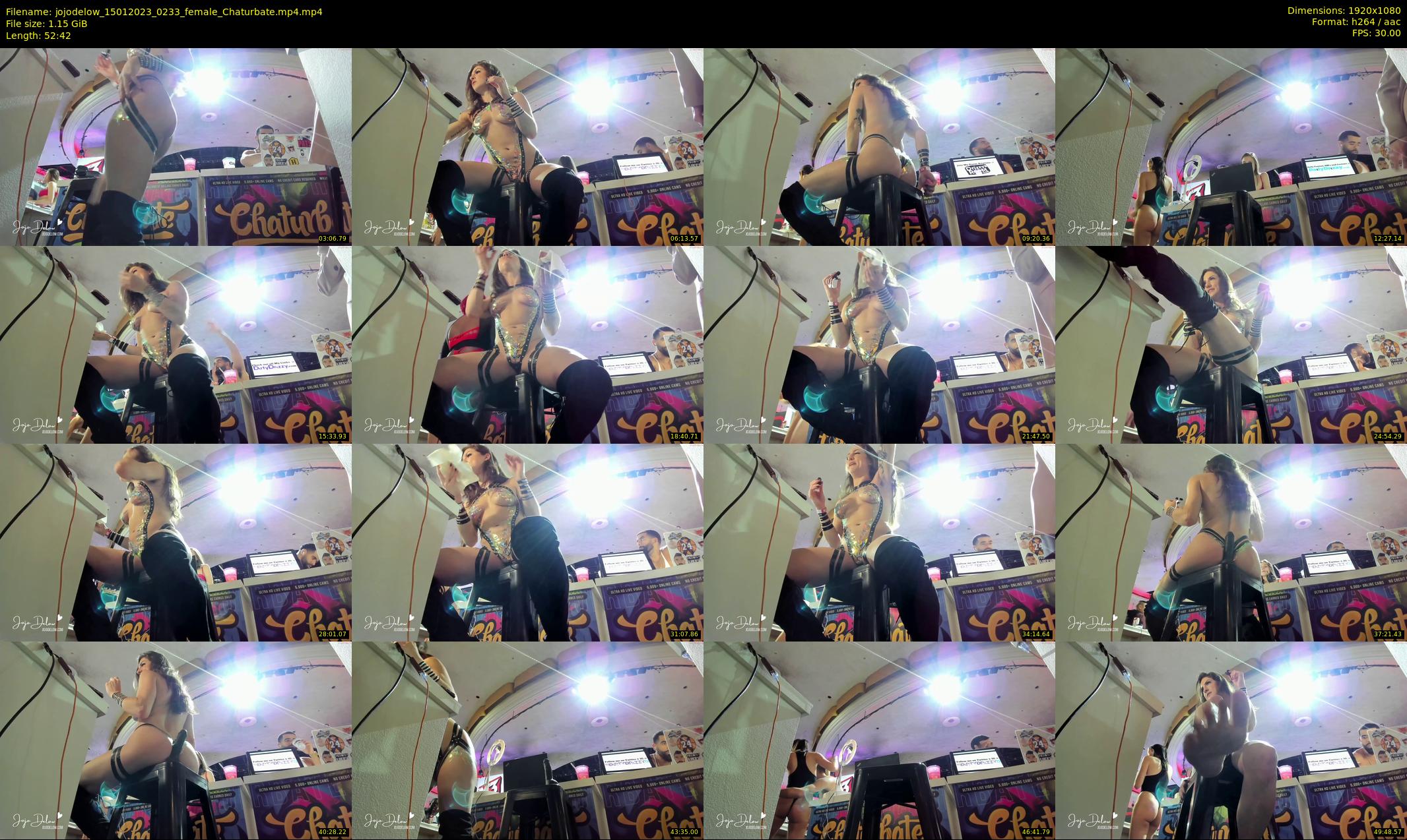 jojodelow — 53 minute Chaturbate female cam show recording, 1080p, Jan 15, 2023