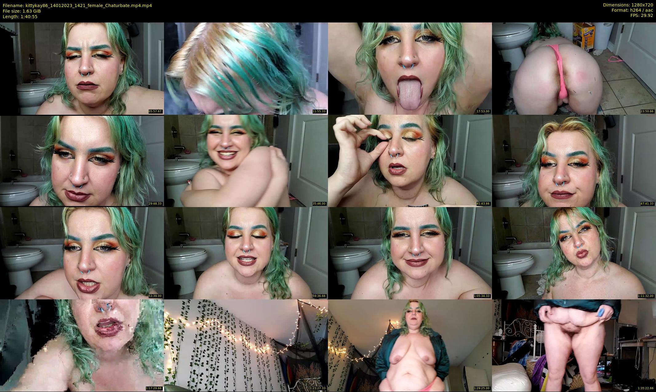 kittykay86 — 101 minute Chaturbate female cam show recording, 720p, Jan 14, 2023