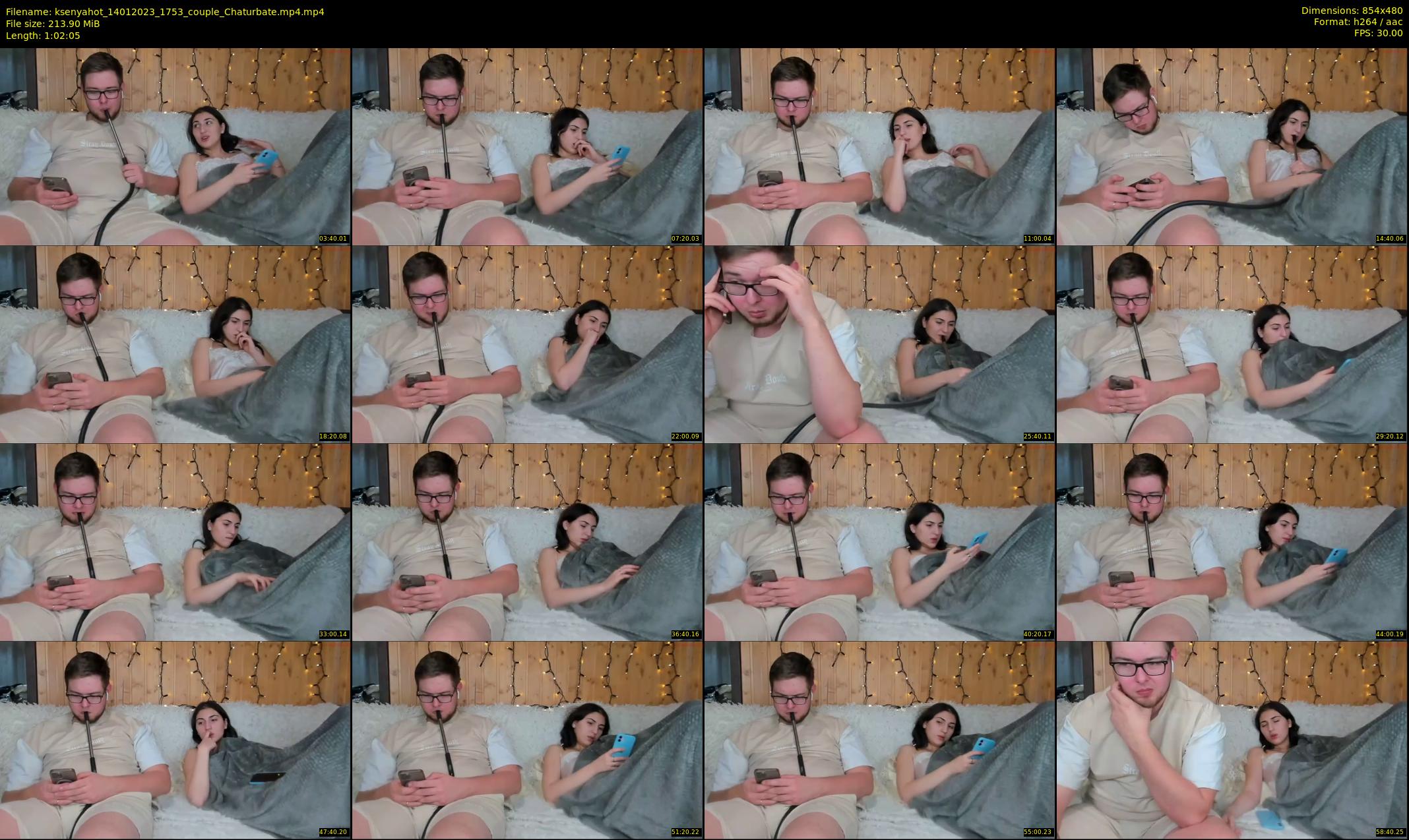 ksenyahot — 63 minute Chaturbate couple cam show recording, 480p, Jan 14, 2023