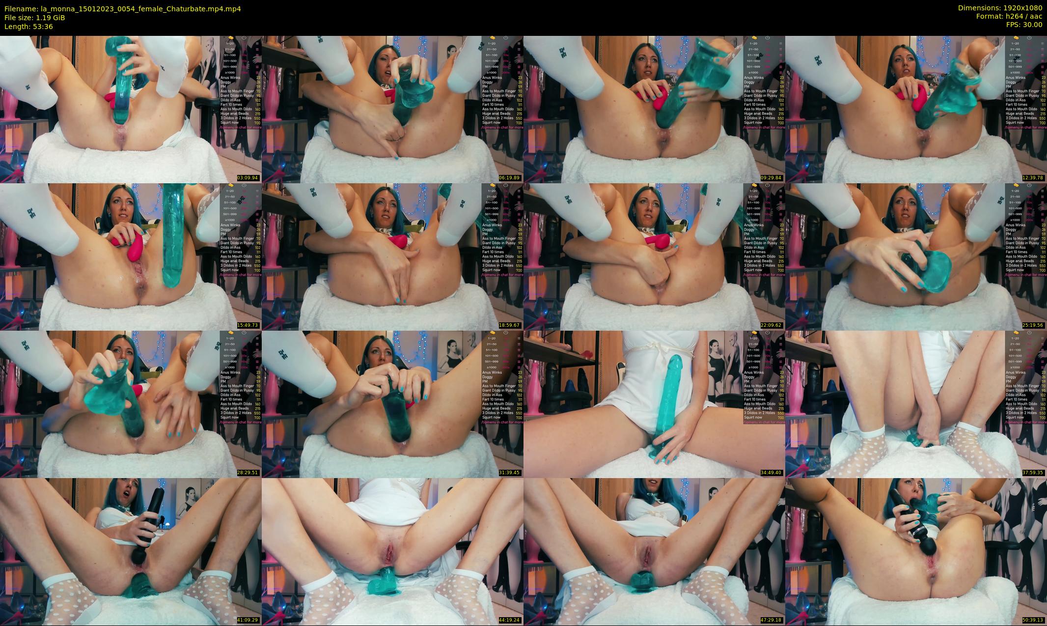 la_monna — 54 minute Chaturbate female cam show recording, 1080p, Jan 15, 2023