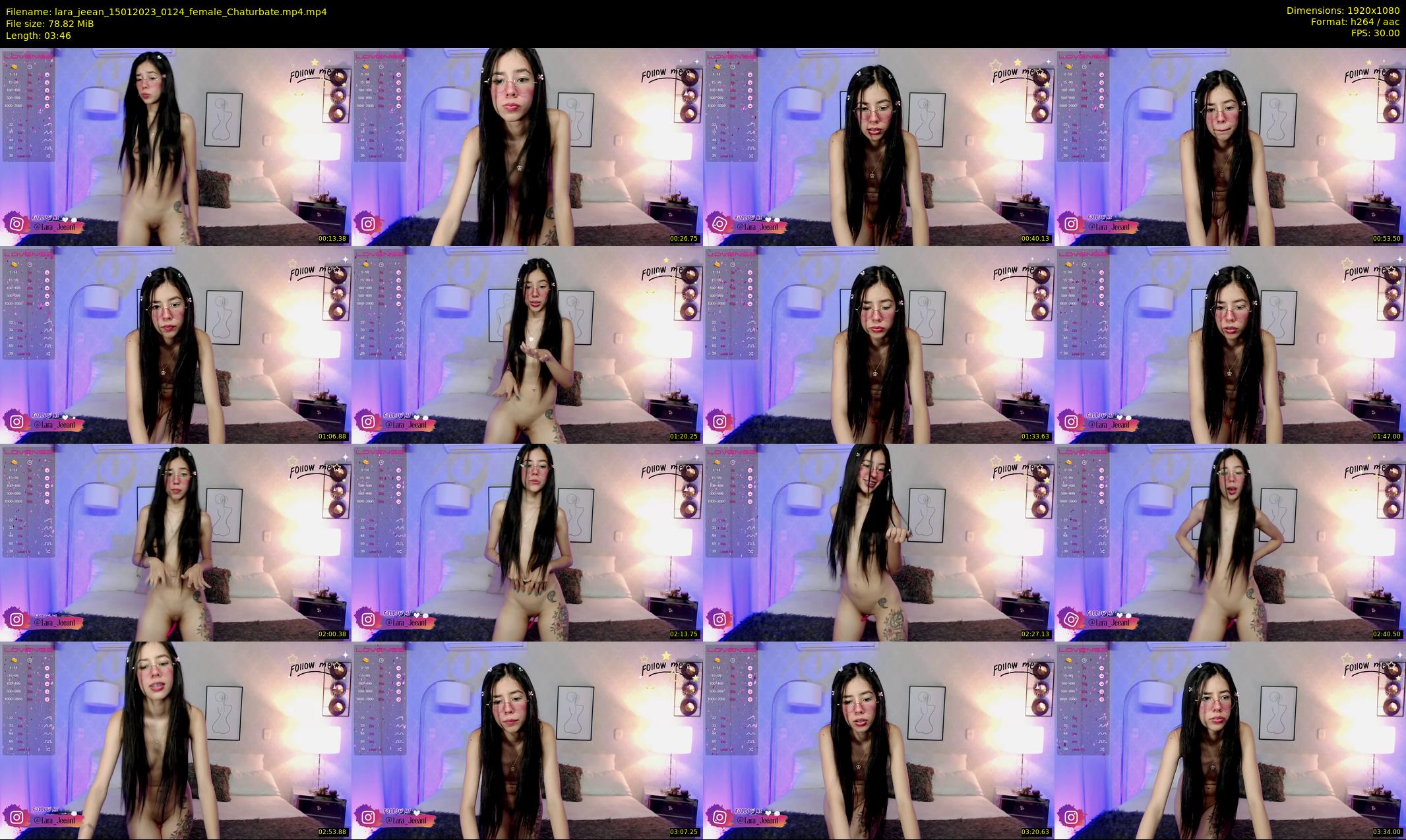 lara_jeean — 4 minute Chaturbate female cam show recording, 1080p, Jan 15, 2023