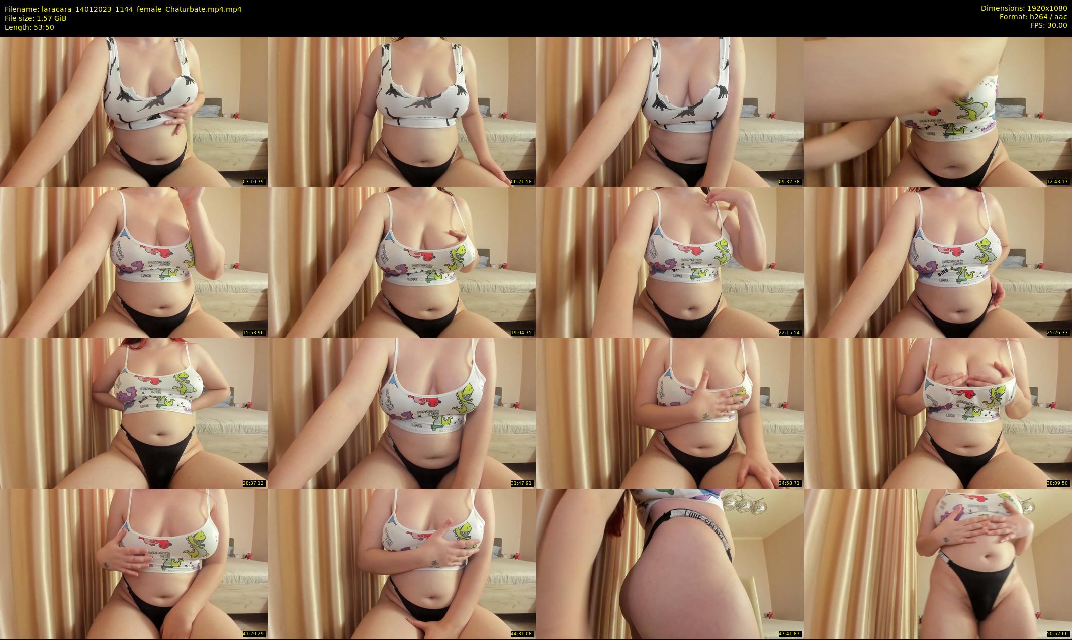 laracara — 54 minute Chaturbate female cam show recording, 1080p, Jan 14, 2023