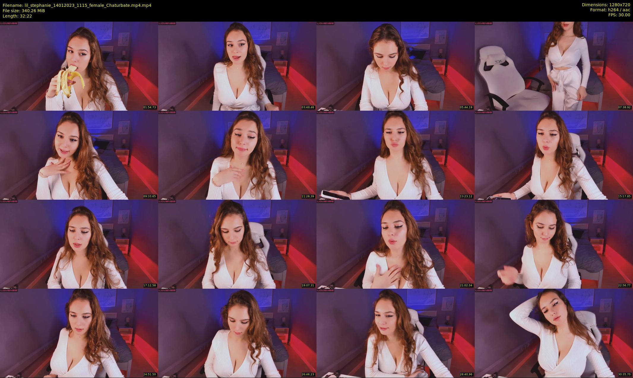 lil_stephanie — 33 minute Chaturbate female cam show recording, 720p, Jan 14, 2023