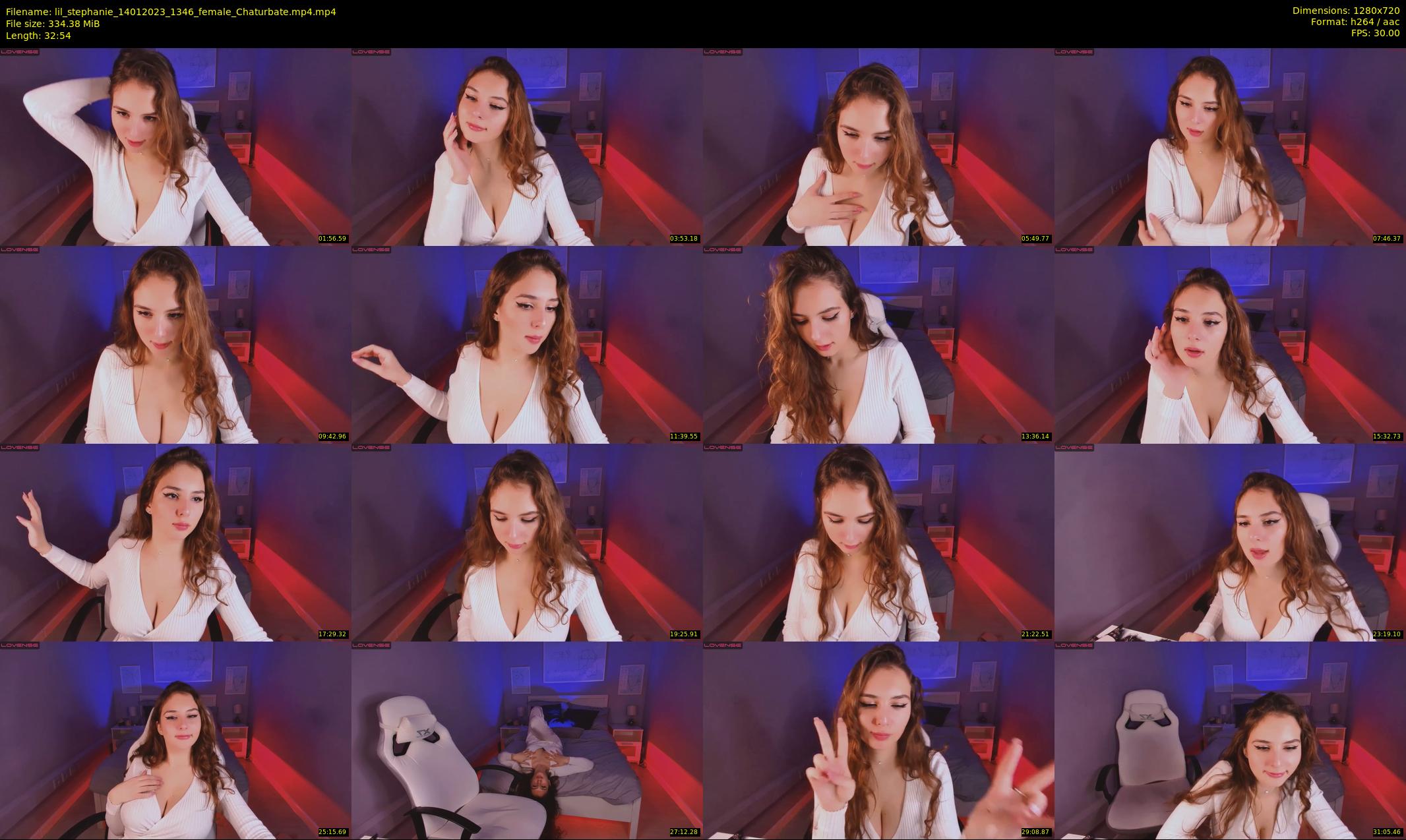 lil_stephanie — 33 minute Chaturbate female cam show recording, 720p, Jan 14, 2023