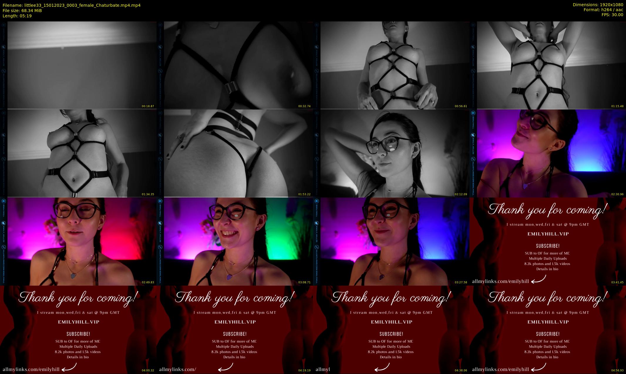 littlee33 — 6 minute Chaturbate female cam show recording, 1080p, Jan 15, 2023